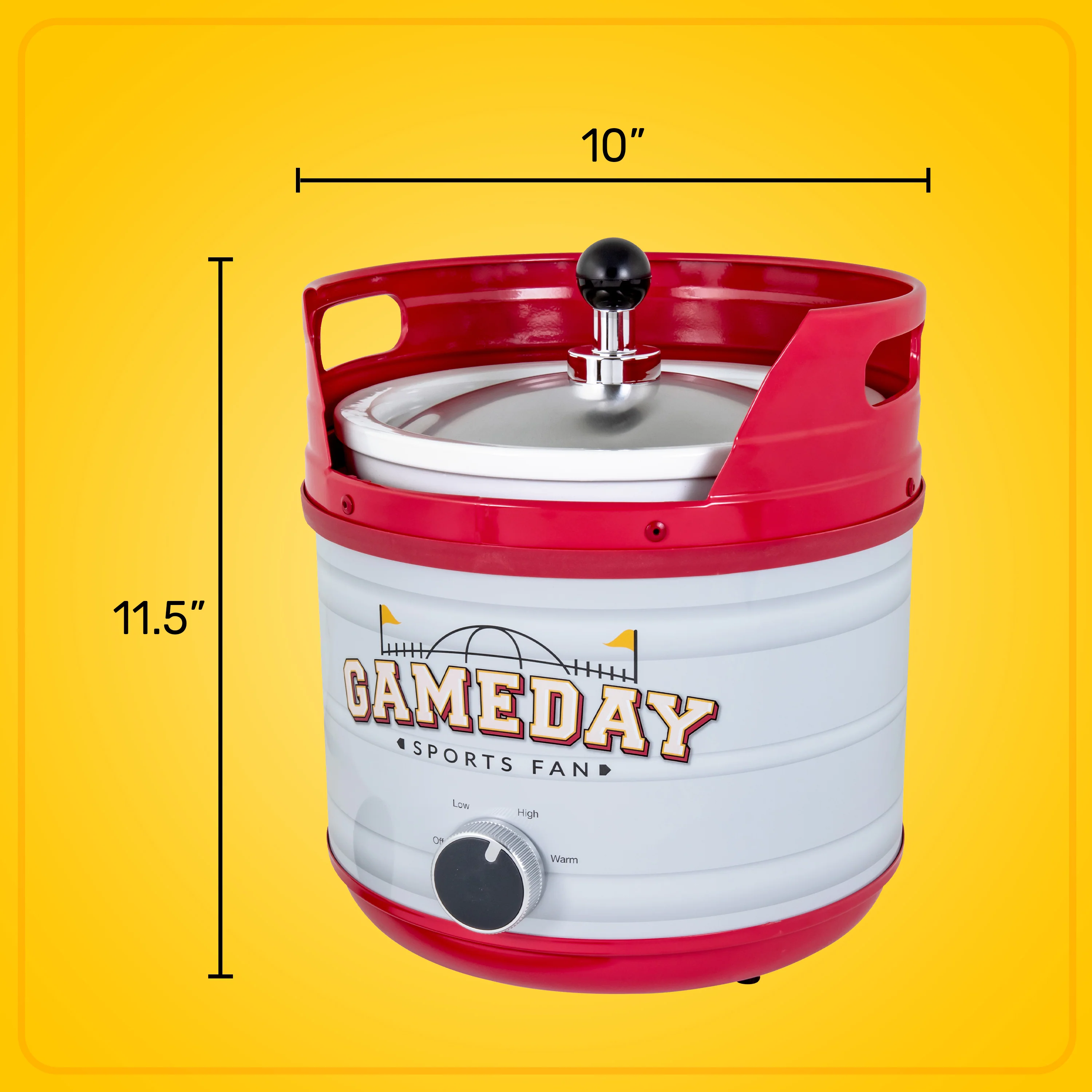 Game Day Kickin�?Keg Cooker - Inhomebuy