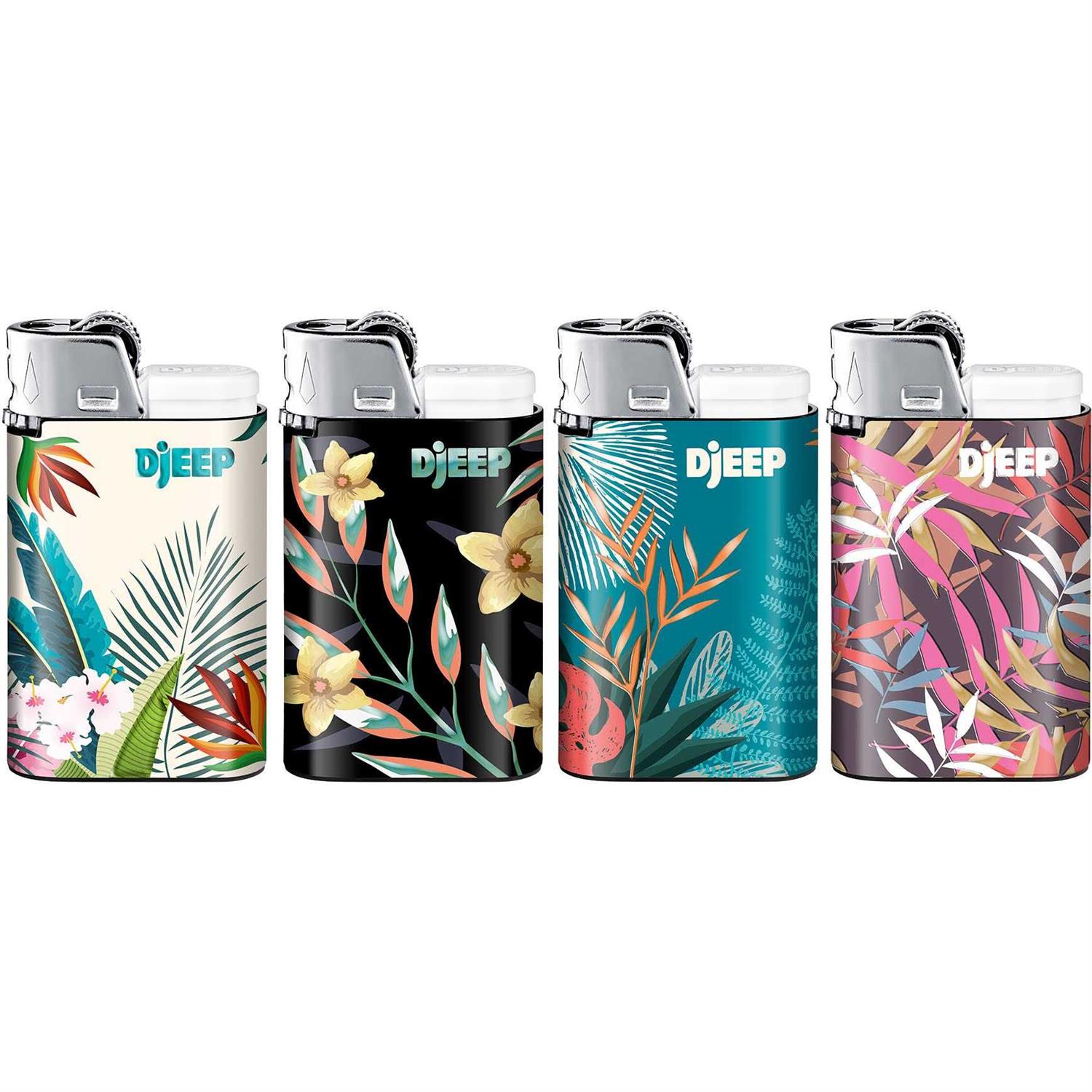 Djeep Pocket Lighters Vibrant Collection Textured Metallic Colorful Unique Lighters - Inhomebuy