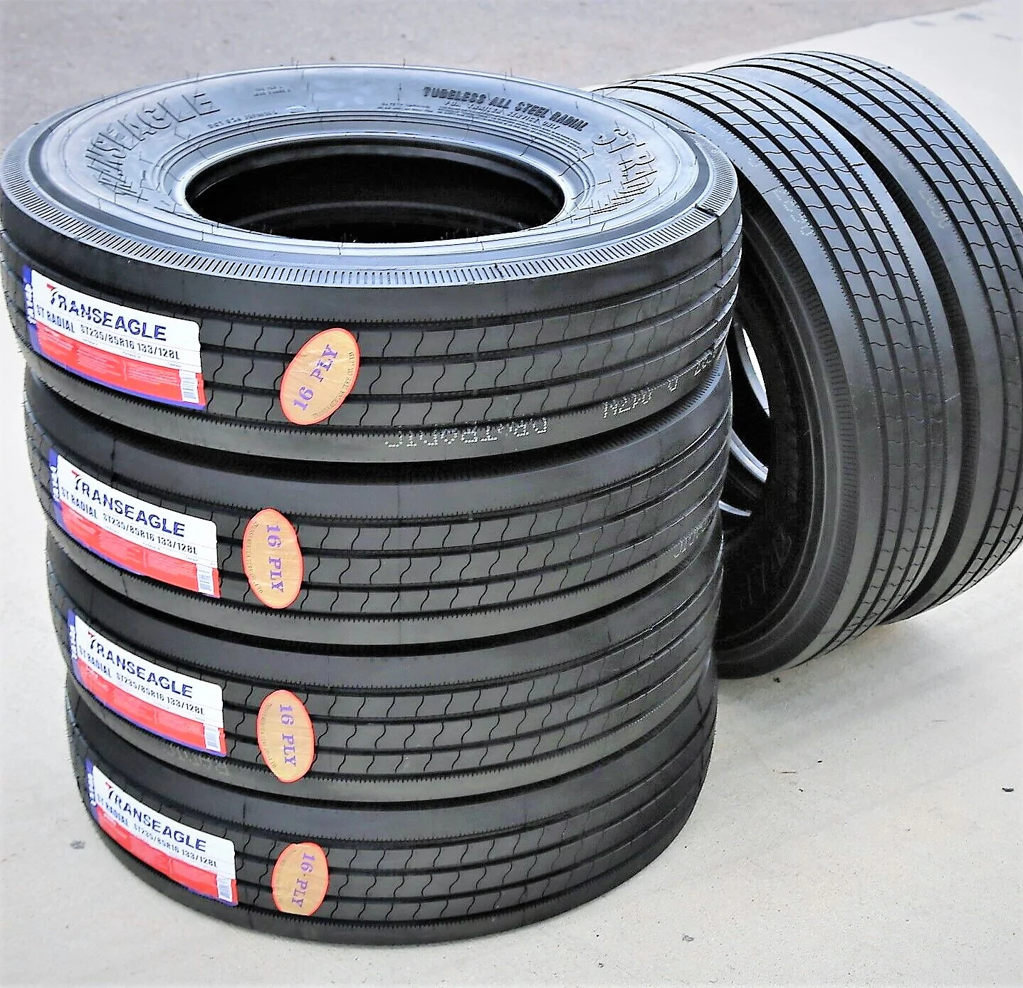 Transeagle All Steel ST Radial ST 235/85R16 Load H 16 Ply Trailer Tire - Inhomebuy