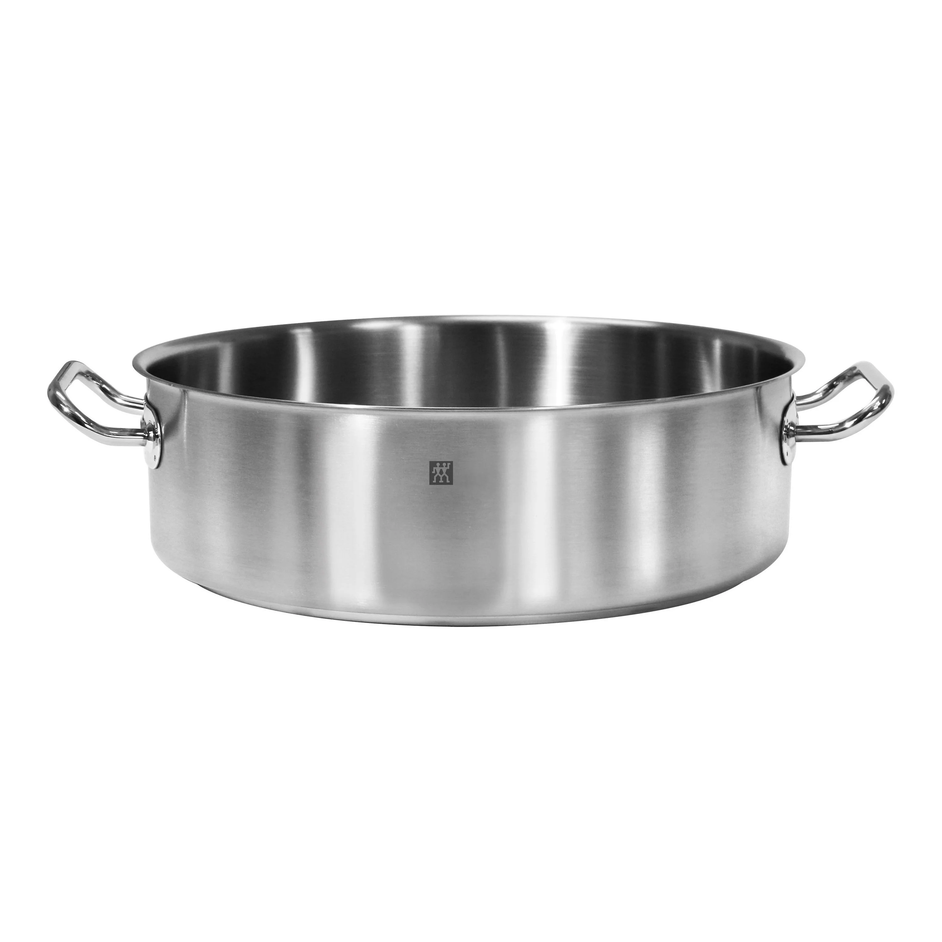 ZWILLING 12 Qt. Stainless Steel Rondeau Pan without Lid, Commercial Series - Inhomebuy