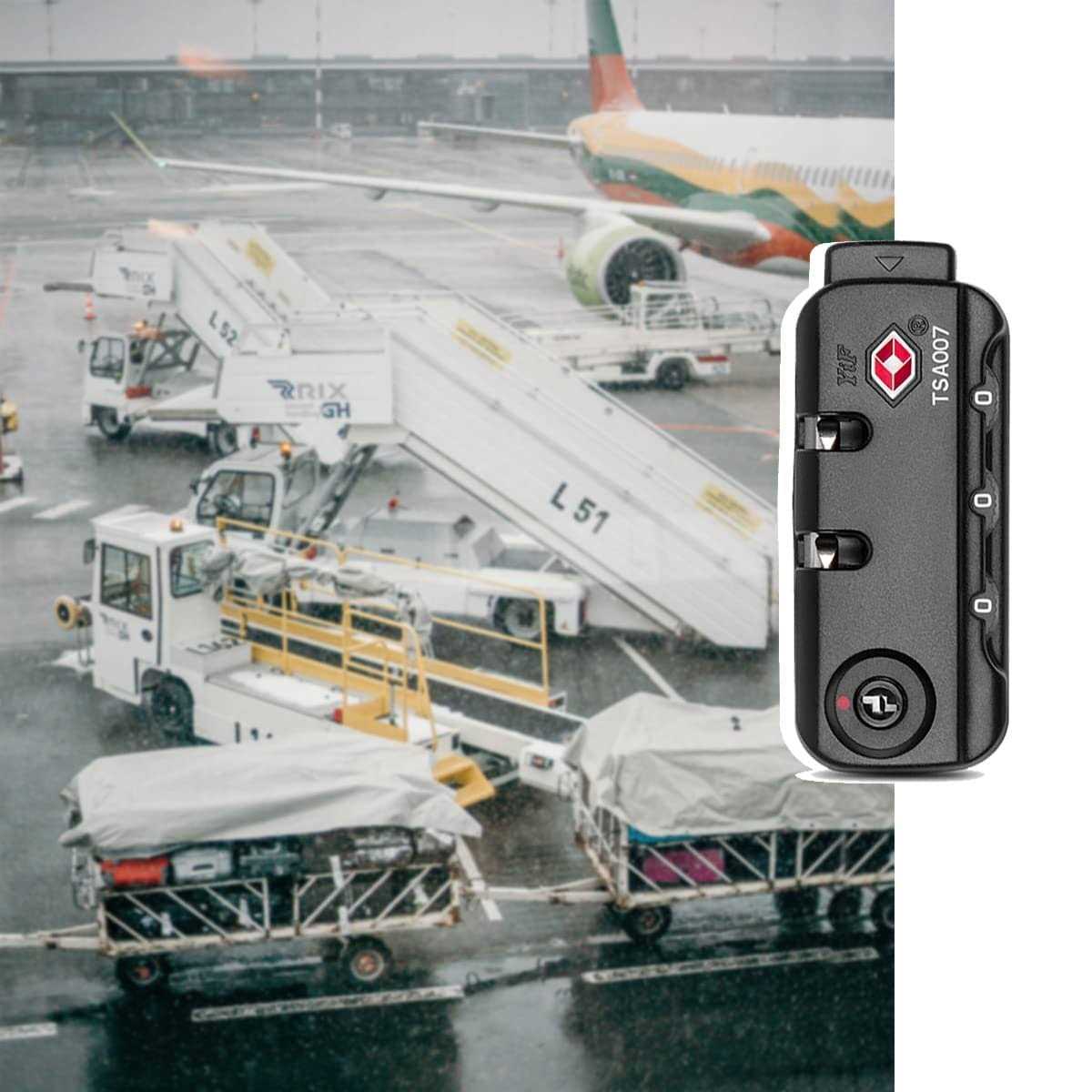 TSA Approved Luggage Locks with Keys for Travel – Flexible Ultra Secure Mini Key Padlock & Metal Zinc Alloy Material - Inhomebuy