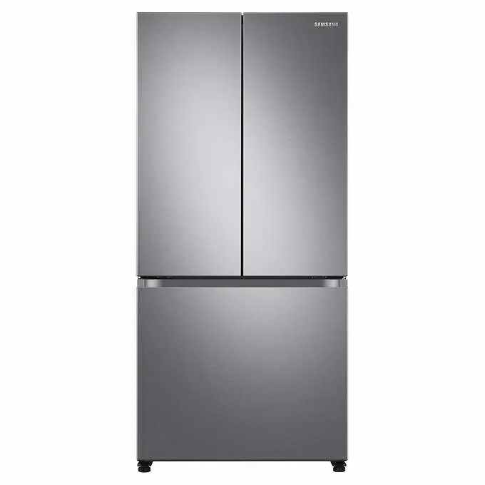 Samsung 33 in. 17.5 cu. ft. Stainless Steel Counter Depth French Door Refrigerator - RF18A5101SR/AA - Inhomebuy