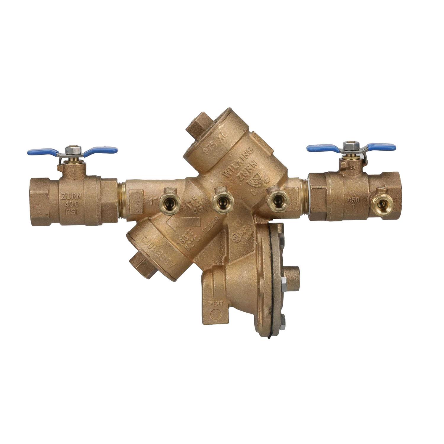 Zurn Wilkins 1-375 Reduced Pressure Zone Backflow Preventer - Inhomebuy