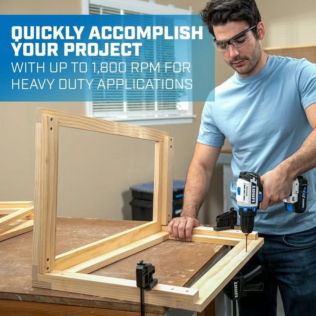 (Restored) HART 20-Volt Cordless Brushless 1/2-inch Drill/Driver Kit and 10-inch Storage Bag (1) 2Ah Lithium-Ion Battery (Refurbished) - Inhomebuy