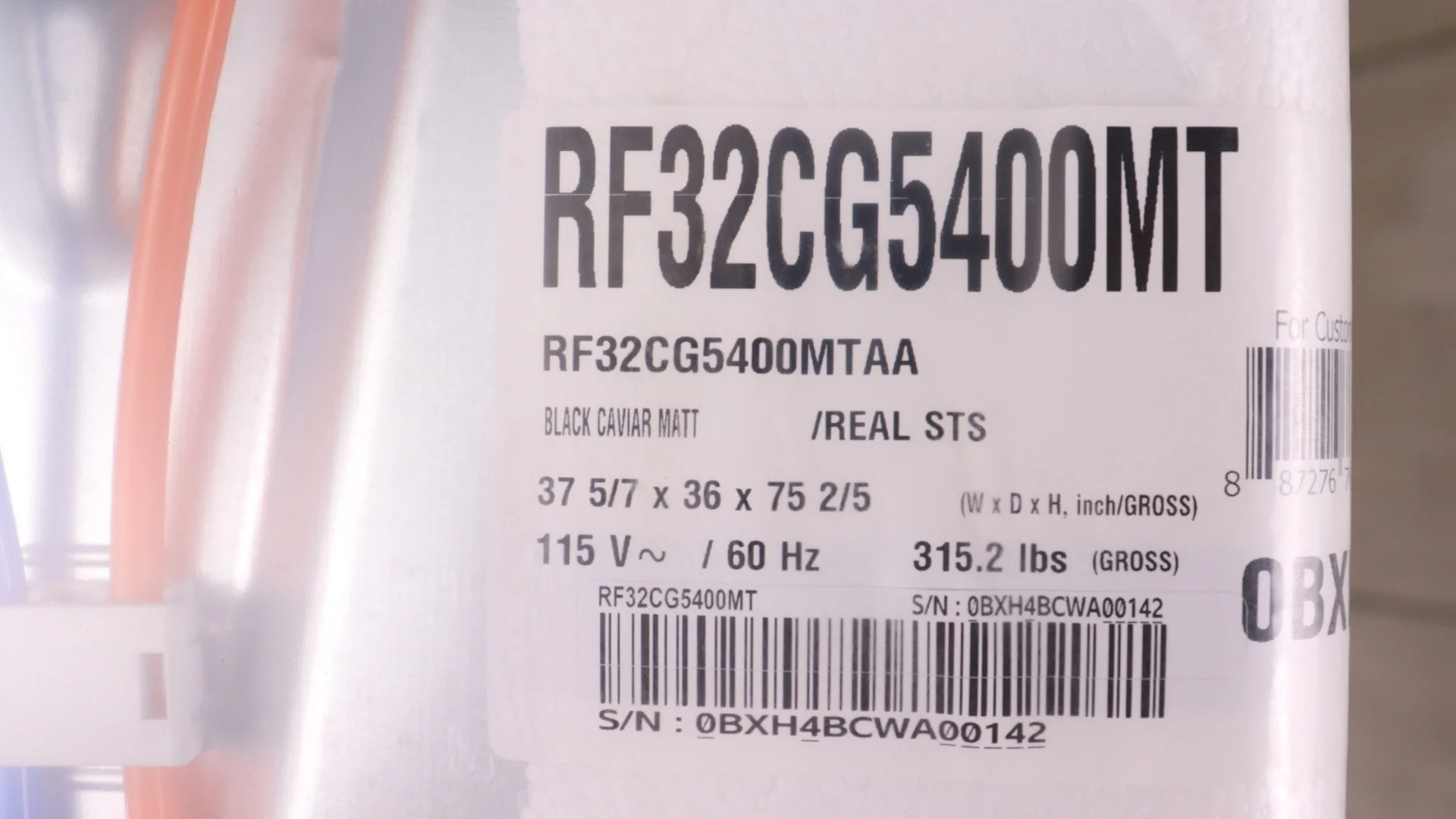 SAMSUNG 36 IN. 30.5 CU. FT. MATTE BLACK STEEL 3 DOOR FRENCH DOOR REFRIGERATOR WITH DUAL AUTO ICE MAK - Inhomebuy