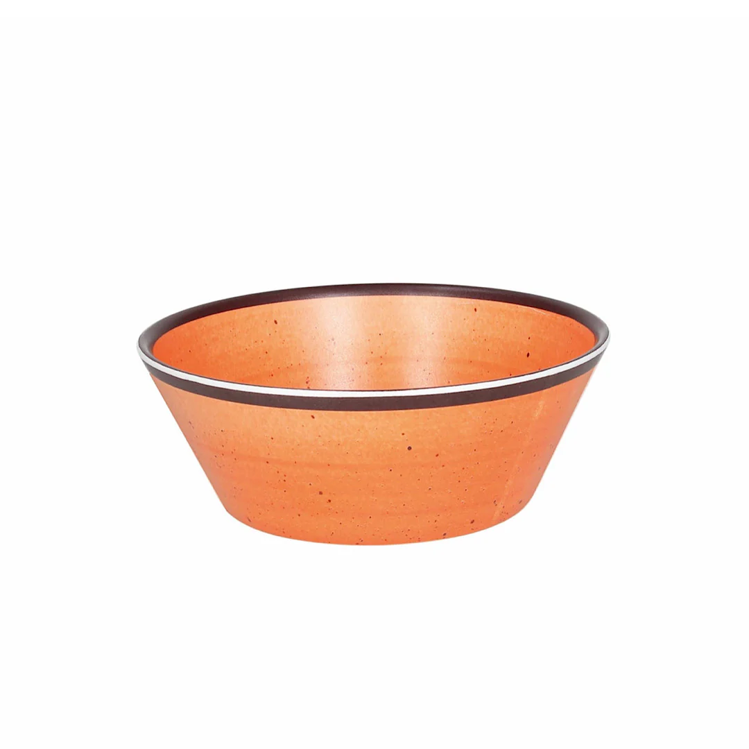 Melamine Salade Bowl 20cm Show Plate Arancio - Inhomebuy