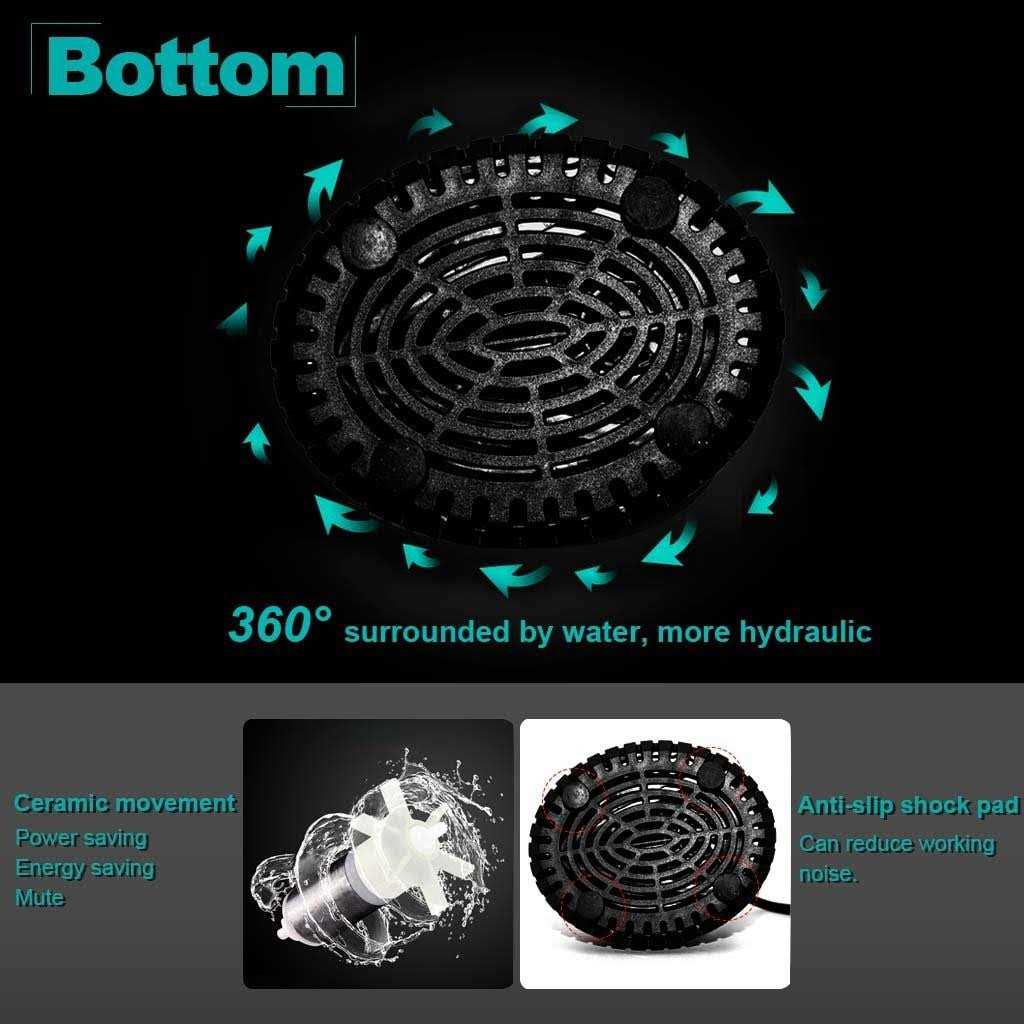 Upettools Submersible Water Pump Ultra Silence Circulation Multifunctional Water Pump with Handle for Pond - Inhomebuy