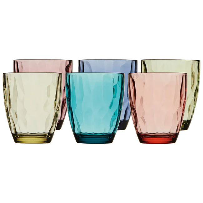 Happy - Water Glass - MS -Set 6u - Inhomebuy
