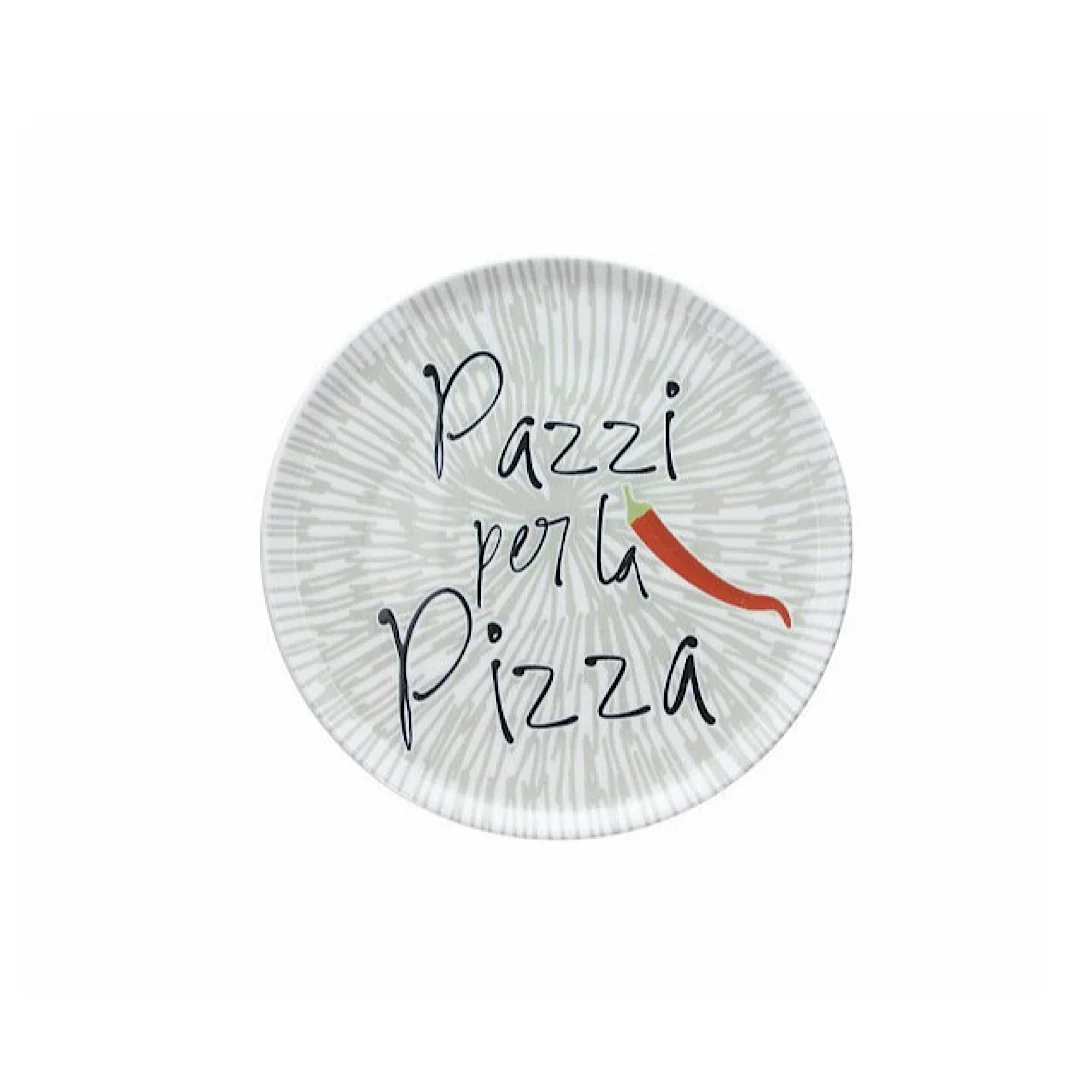 Cinzia Pizza Plate Round 33cm - Inhomebuy
