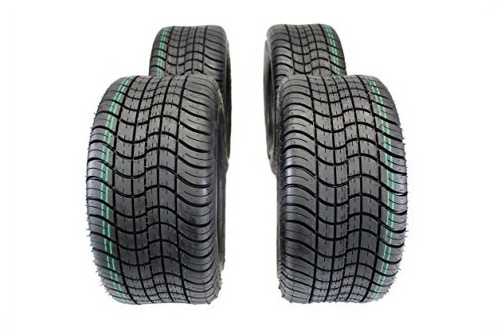 Antego Tire and Wheel 205/50-10 4 Ply (Set of 4) Golf Cart Tires DOT Rated ATW-016 - Inhomebuy
