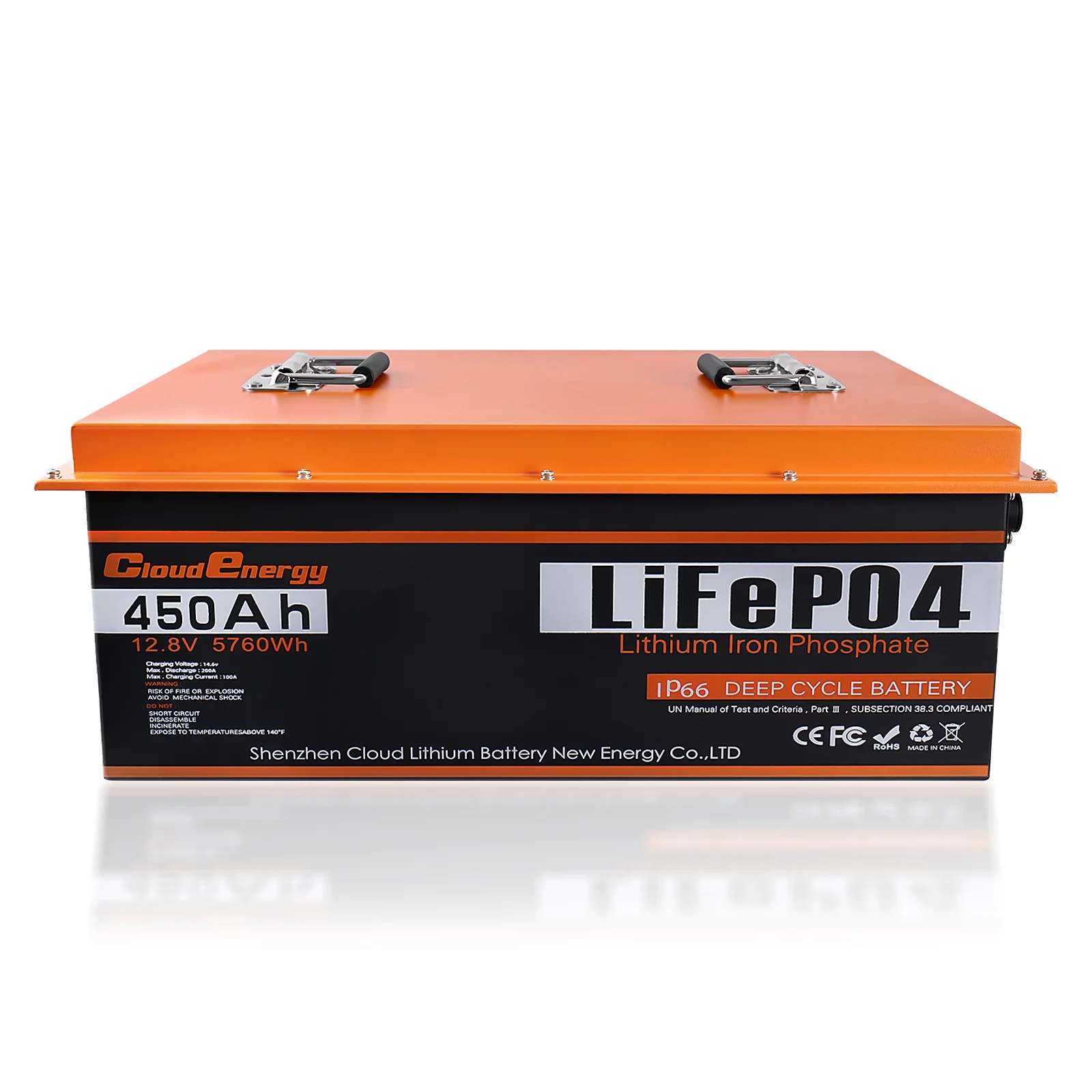 Cloudenergy LiFePO4 Deep Cycle Battery 12V 150Ah with Built-in 100A BMS, Perfect for RV, Solar, Marine, Perfect replace Most of Backup Power and Off Grid Applications - Inhomebuy
