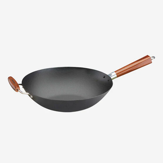 Cuisinart 14'' Wok Preseasoned Carbon Steel | CSW26-36HC - Inhomebuy