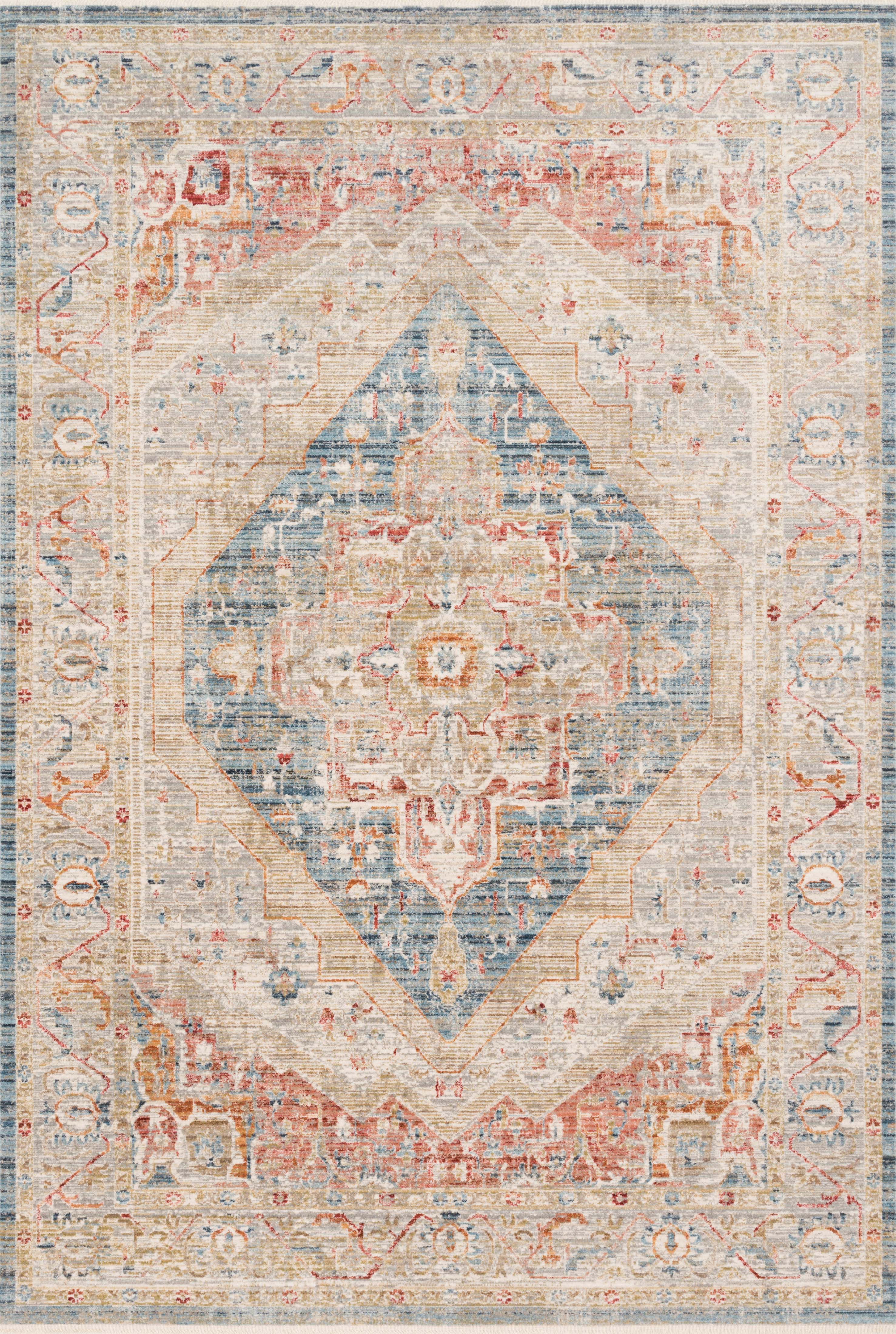 Loloi Rugs Claire Collection Rug in Blue, Multi - 11'6