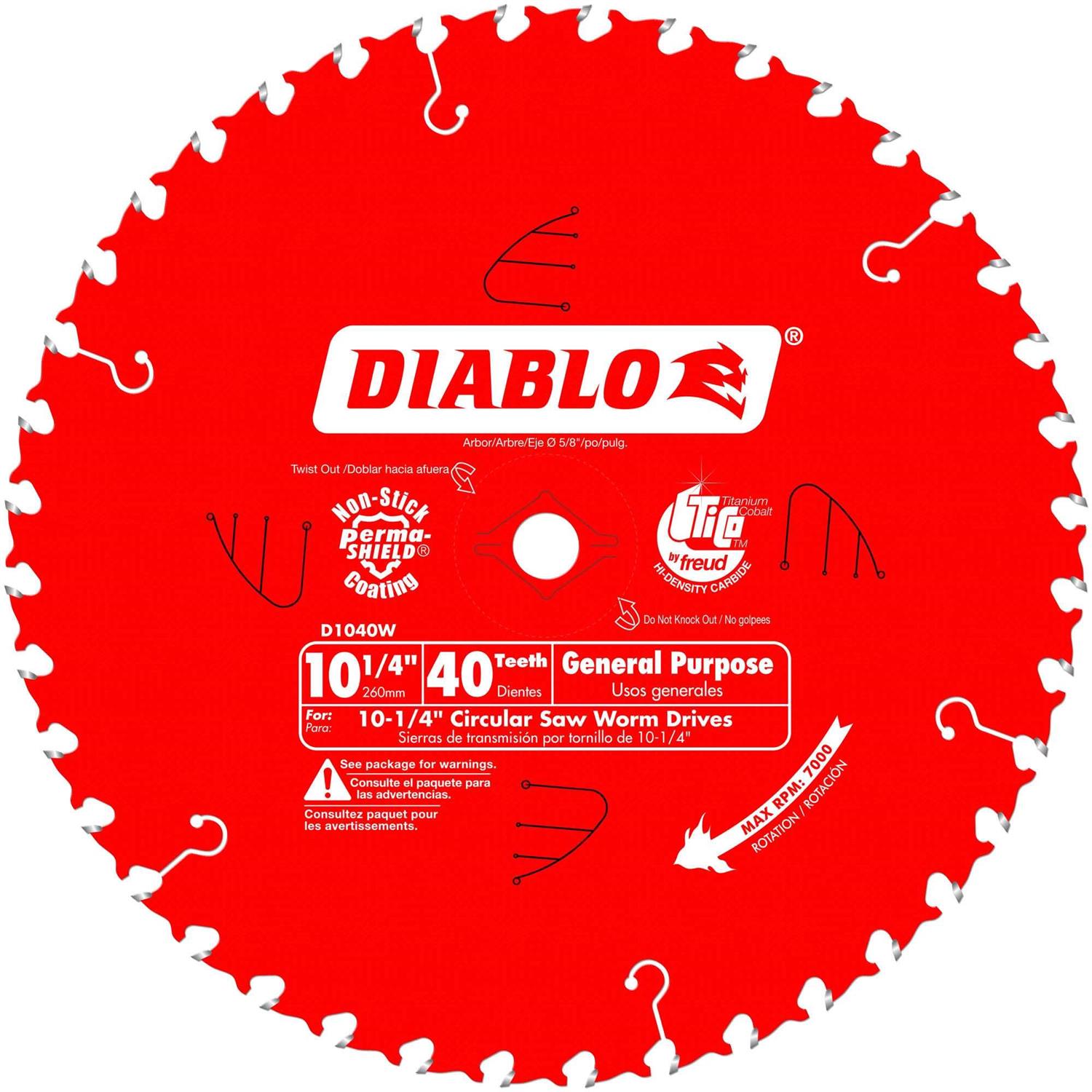 Diablo Combination Saw Blade D1260X - Inhomebuy