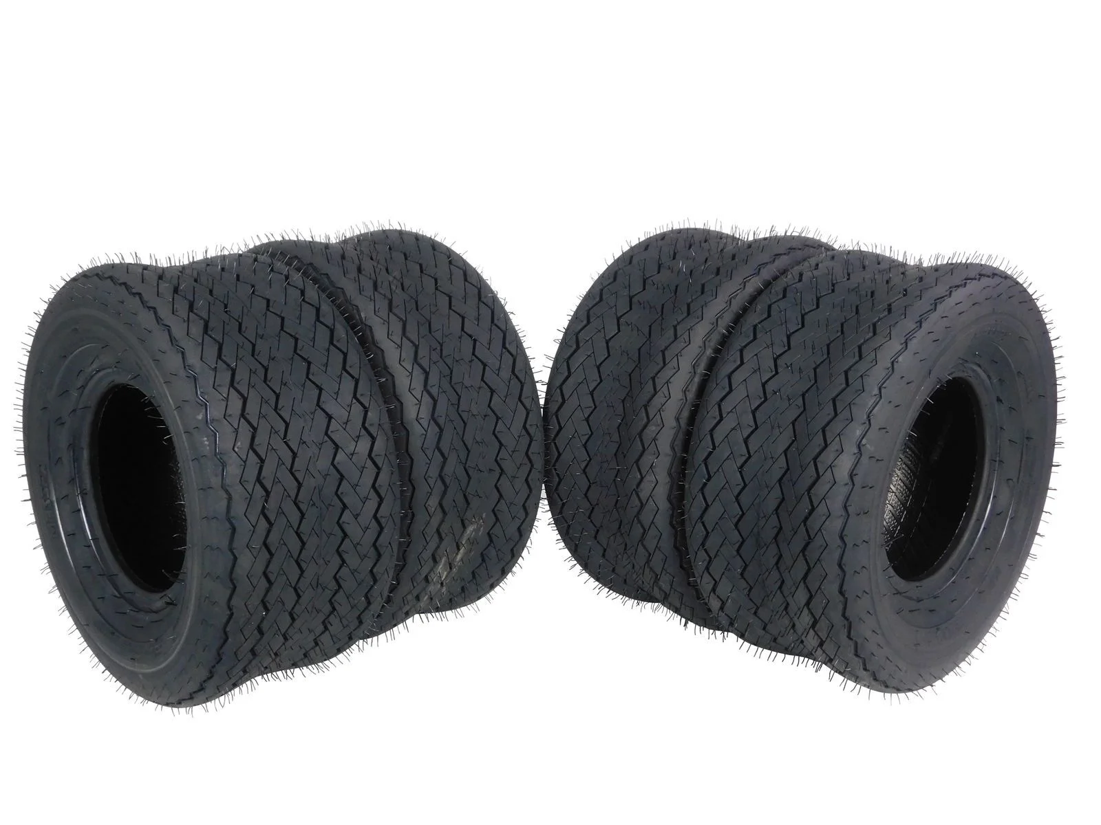 MASSFX 18x8.5-8 Golf Cart, Turf, Lawn & Garden Tire 4 Ply with 6mm Tread Depth 18x8.5x8 (4 Pack) - Inhomebuy