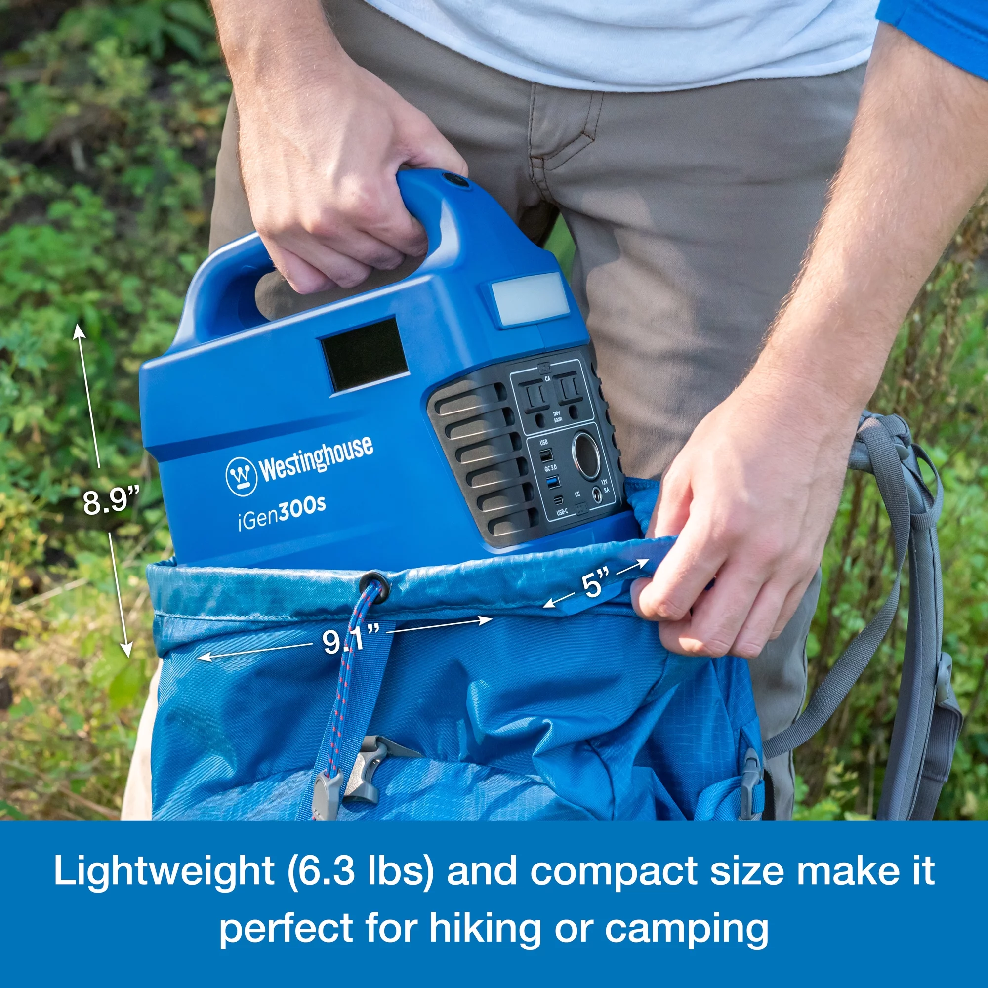 Westinghouse 60W Foldable Portable Solar Panel for iGen160s, iGen200s, iGen300s, iGen600s, iGen1000s Power Stations - Inhomebuy