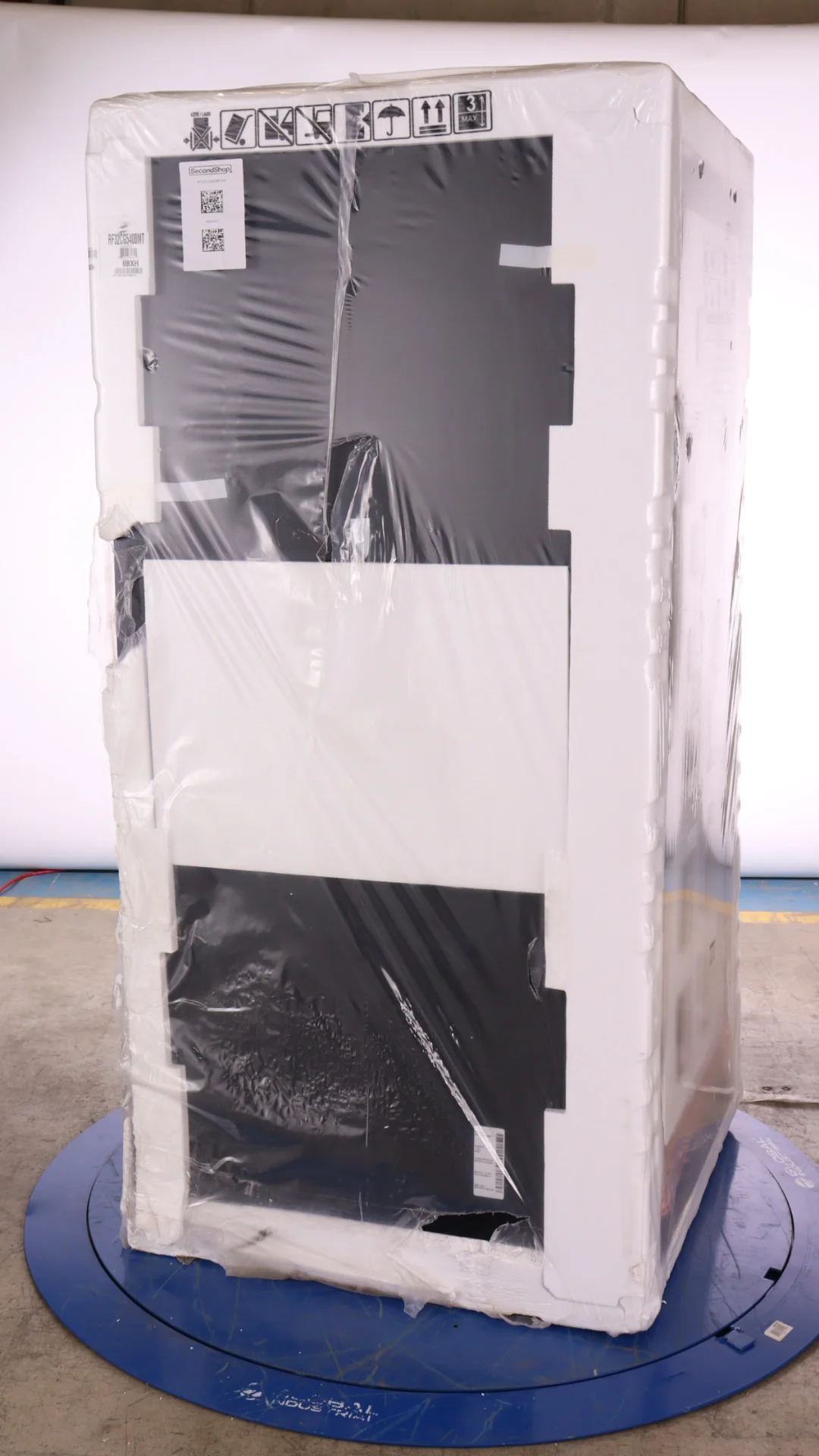 SAMSUNG 36 IN. 30.5 CU. FT. MATTE BLACK STEEL 3 DOOR FRENCH DOOR REFRIGERATOR WITH DUAL AUTO ICE MAK - Inhomebuy