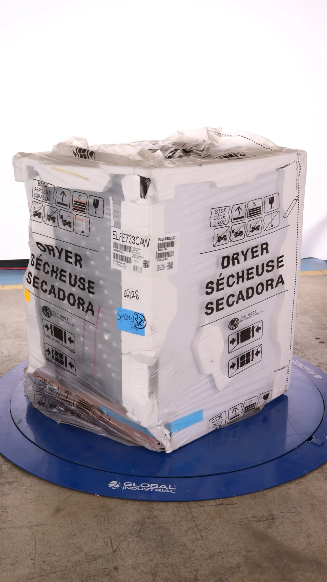 ELECTROLUX 3 SERIES 27 IN. 8.0 CU FT. WHITE ELECTRIC FRONT LOAD DRYER WITH LUXCARE LINT SHIELD - ELFE733CAW - Inhomebuy