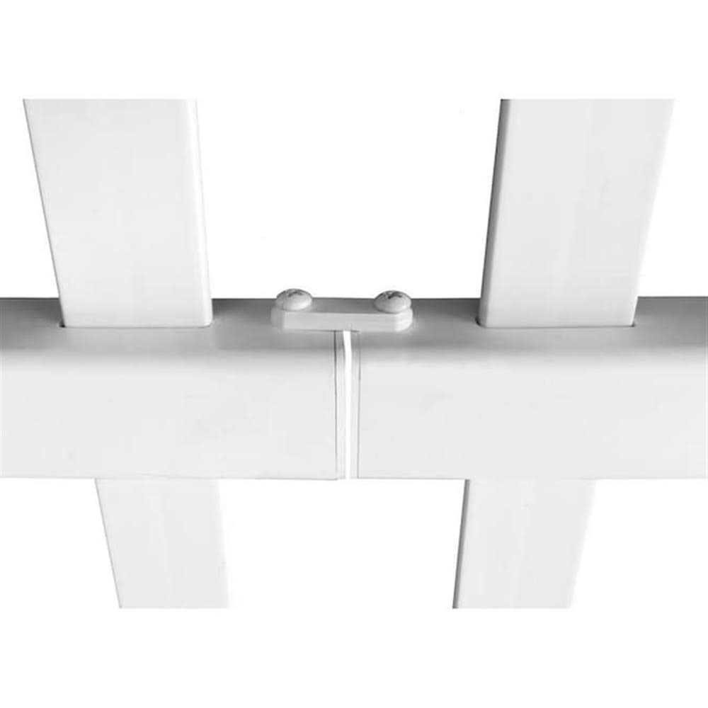 Zippity Outdoor Products ZP19011 Galvanized Steel Surface Mount for Vinyl Posts - Inhomebuy