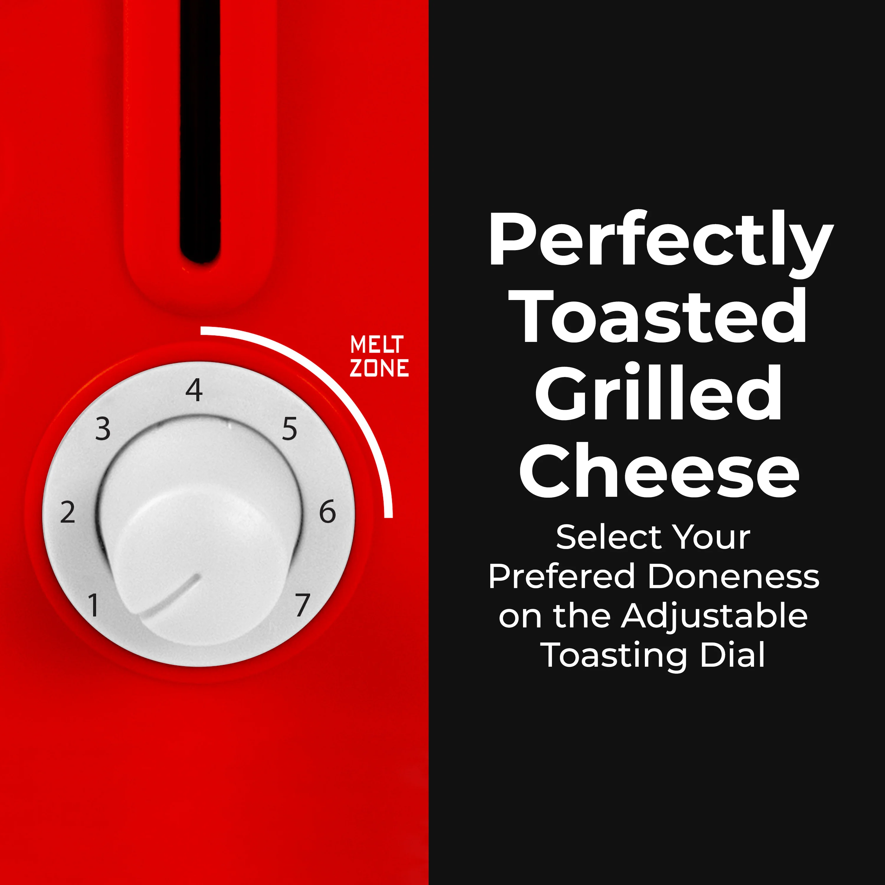 Coca-Cola® Grilled Cheese Toaster with Easy-Clean Toaster Baskets and Adjustable Toasting Dial - Inhomebuy