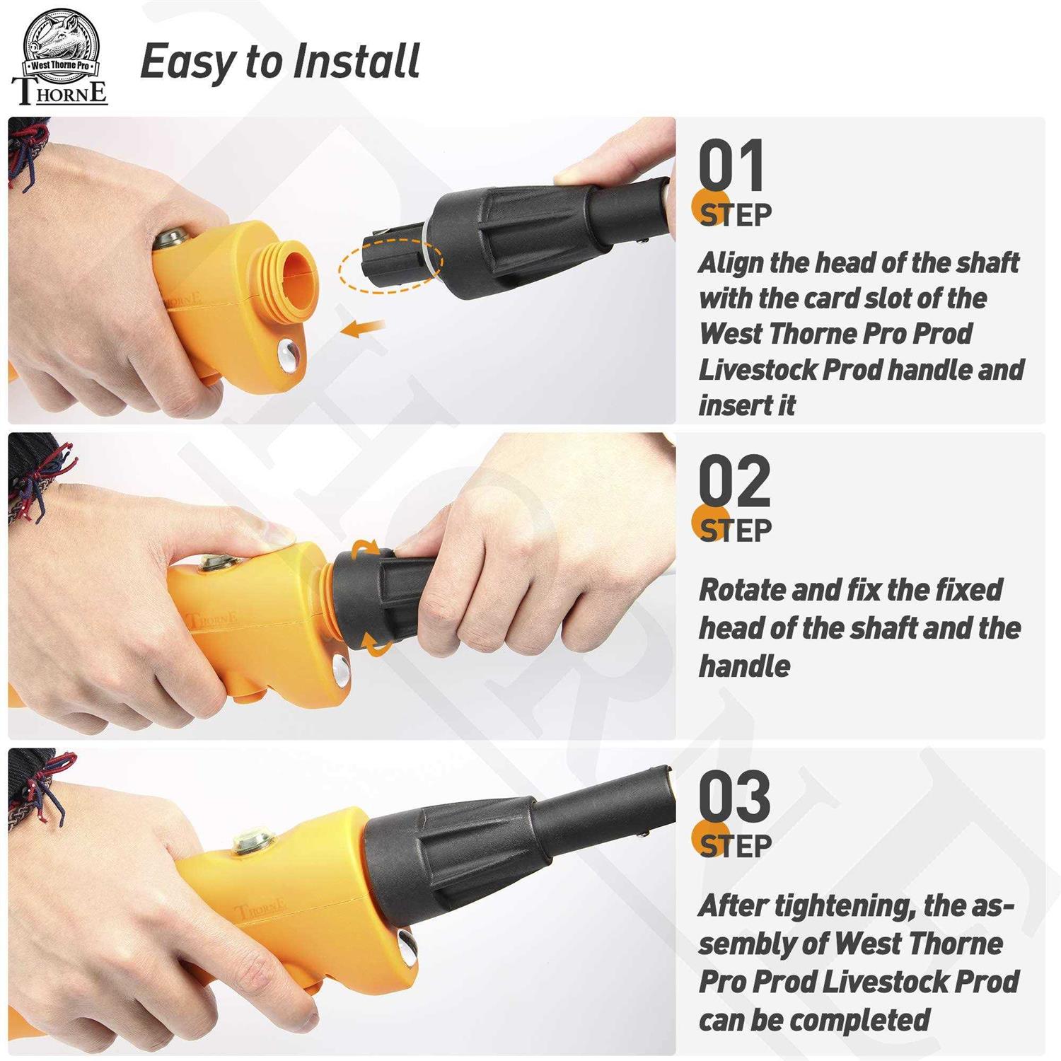 West Thorne Pro Livestock Prod Replacement Shaft fit for West Thorne Pro Cattle Prod - Inhomebuy