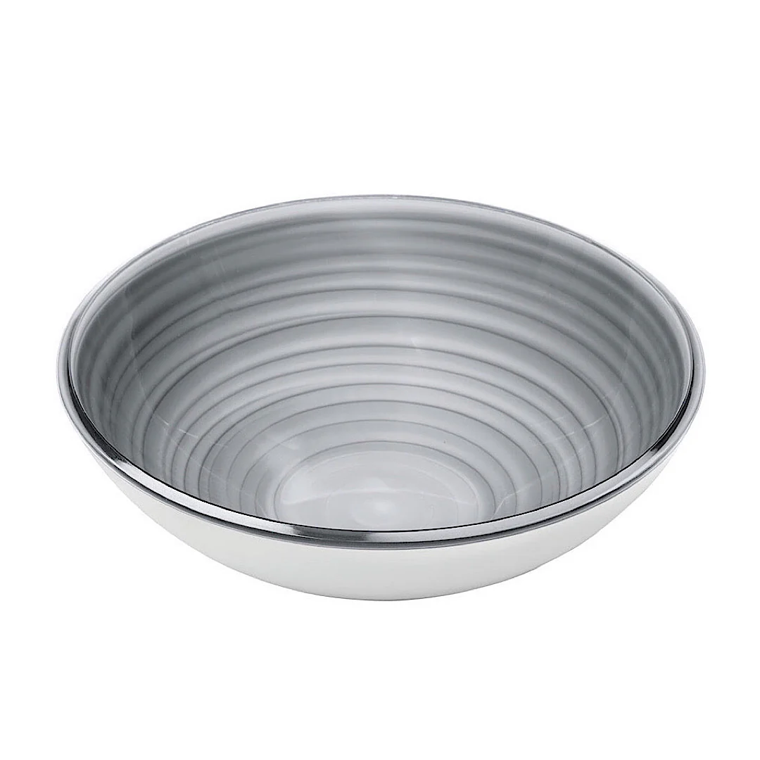 L Bowl Twist Sky Grey - Inhomebuy