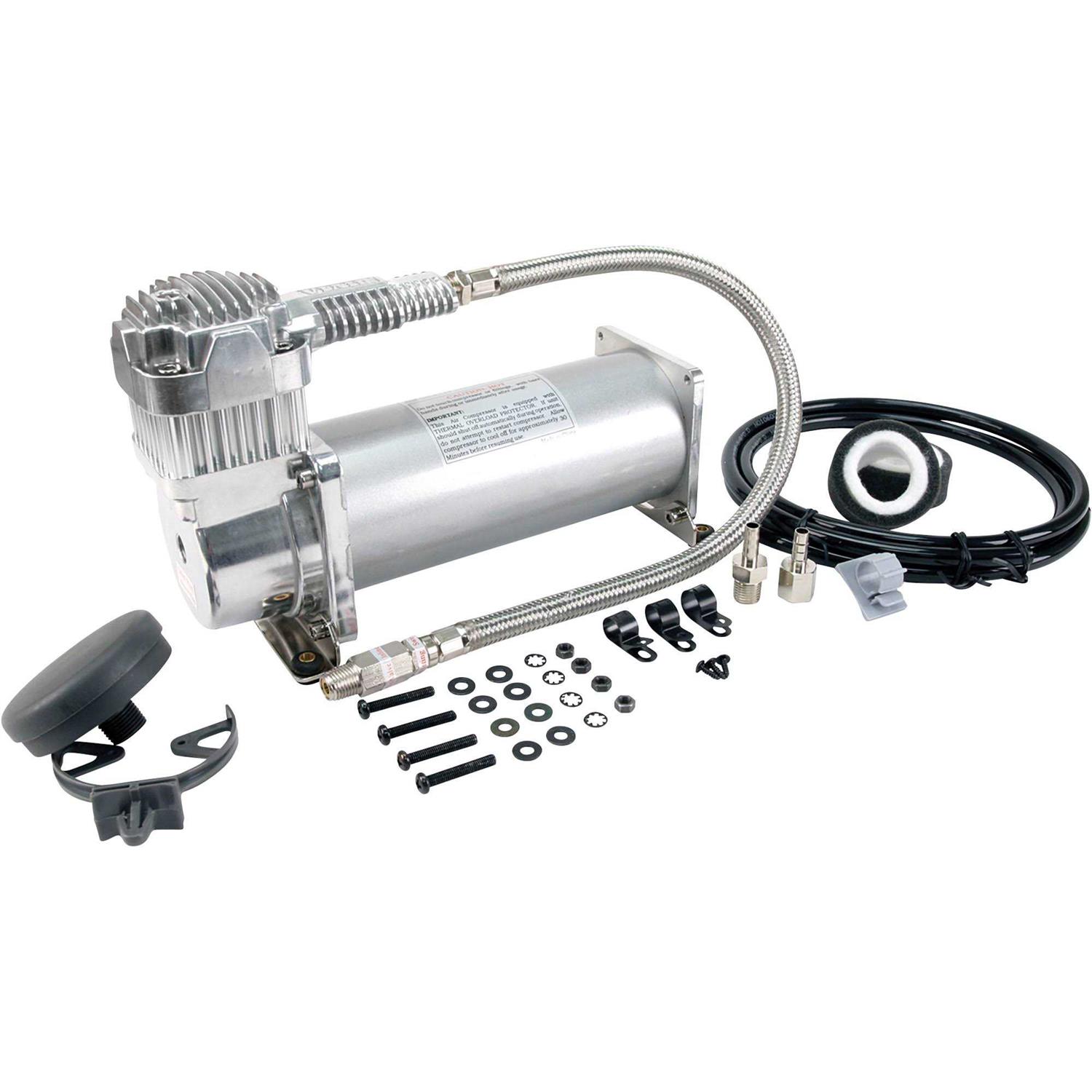 Viair 444C Chrome Single Compressor Air Ride Suspension 44432 - Inhomebuy