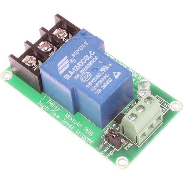 Noyito 30a Channel Relay Module High Low Level Trigger with Optocoupler Isolation Load Dc 30v Ac 250v 30a for Plc Automation Equipment Control - Inhomebuy