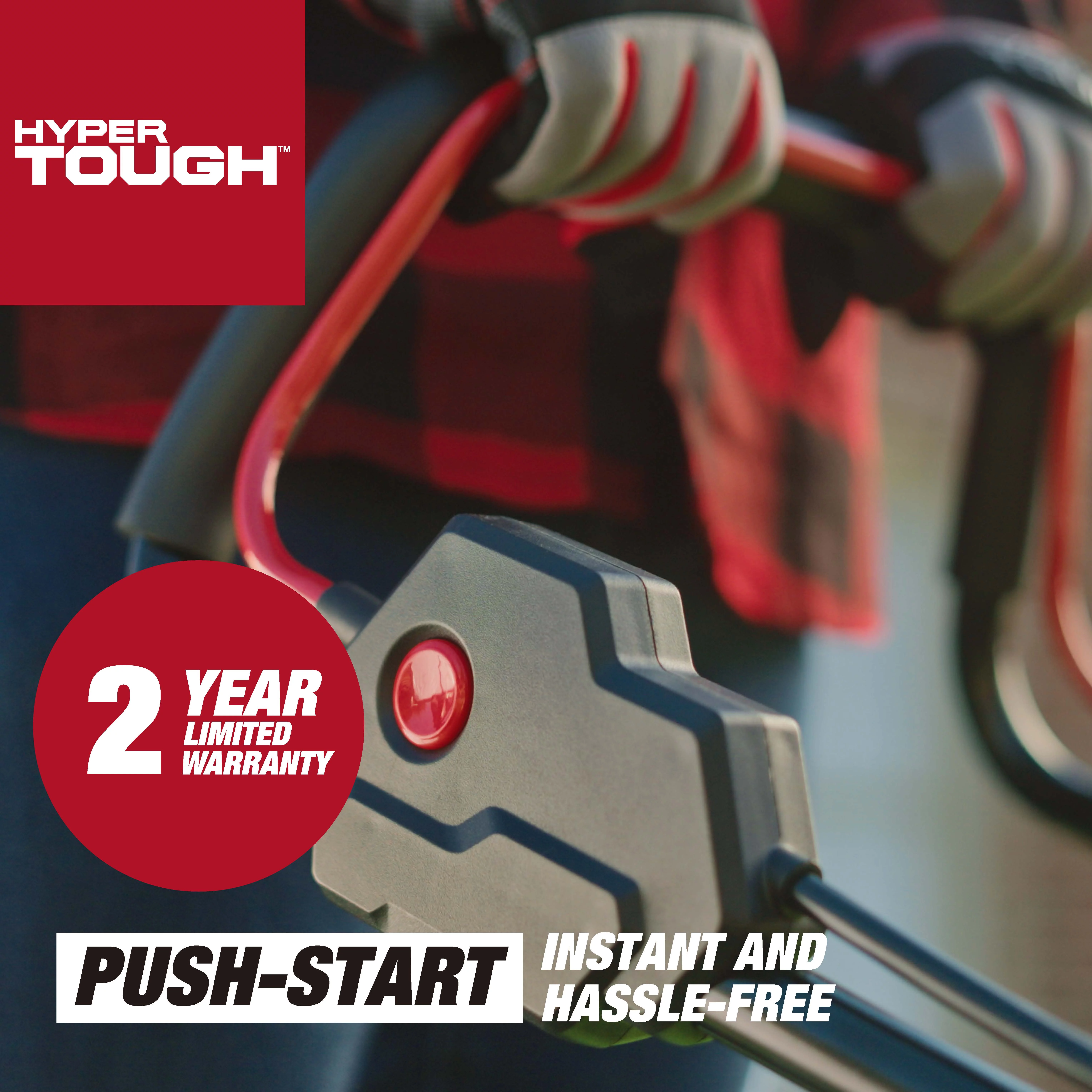 Hyper Tough 40V 18-inch Battery Powered Brushless Push Mower Kit, HT13-401-003-01 - Inhomebuy