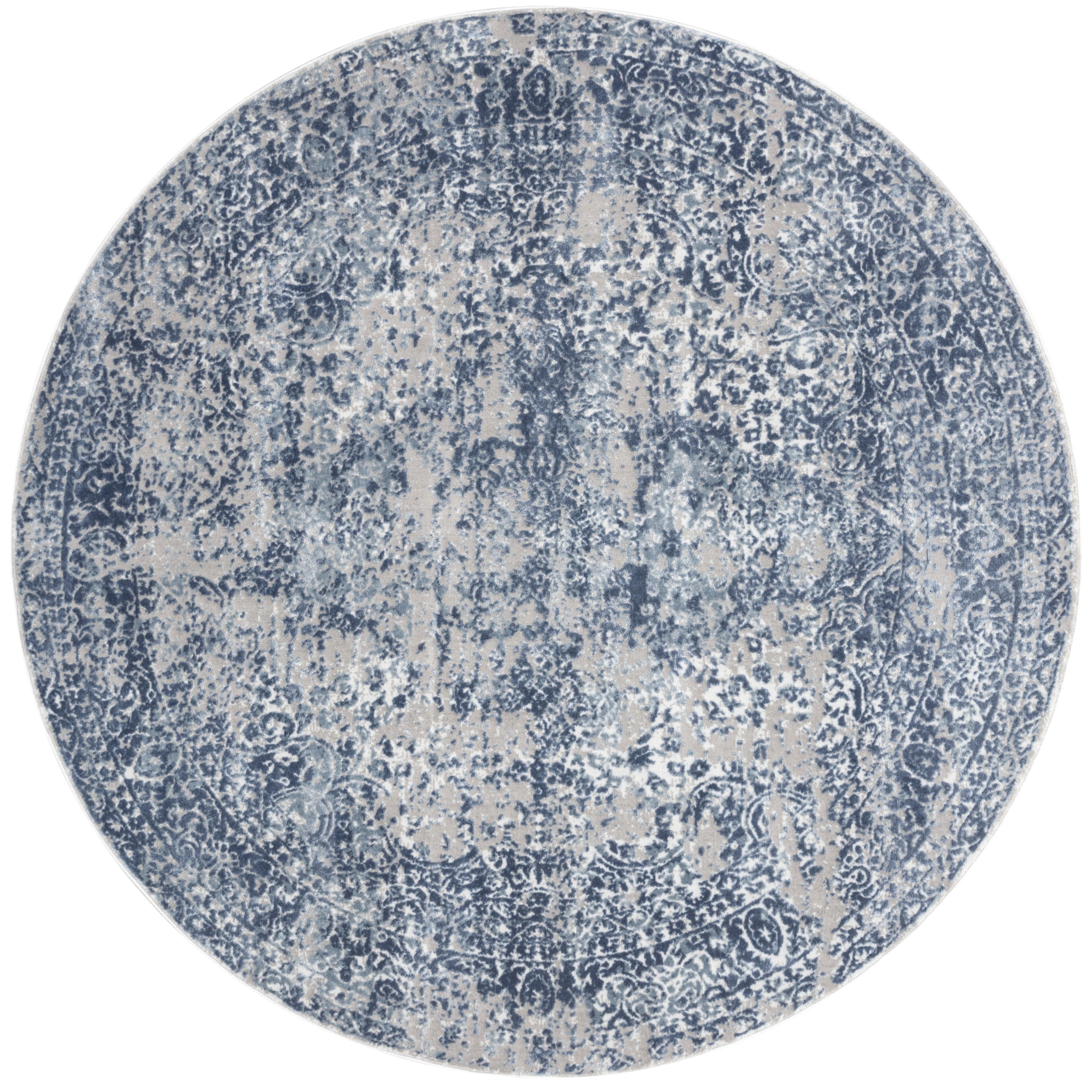 Loloi Rugs Patina Collection Rug in Blue, Stone - 7'10