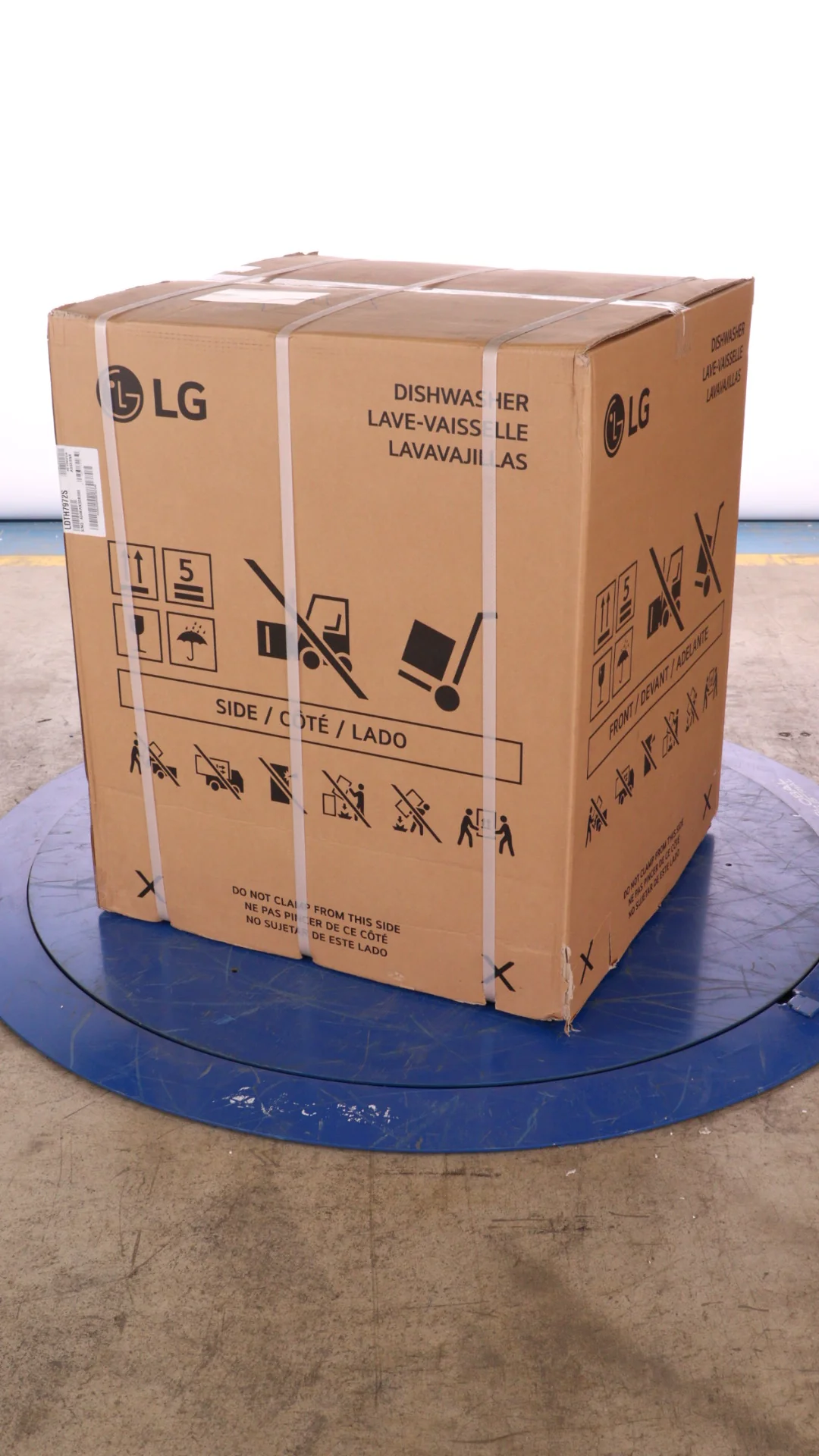 LG 24 IN. SMUDGE-RESISTANT STAINLESS STEEL BUILT-IN SMART TOP CONTROL STEAM DISHWASHER WITH QUADWASH - Inhomebuy