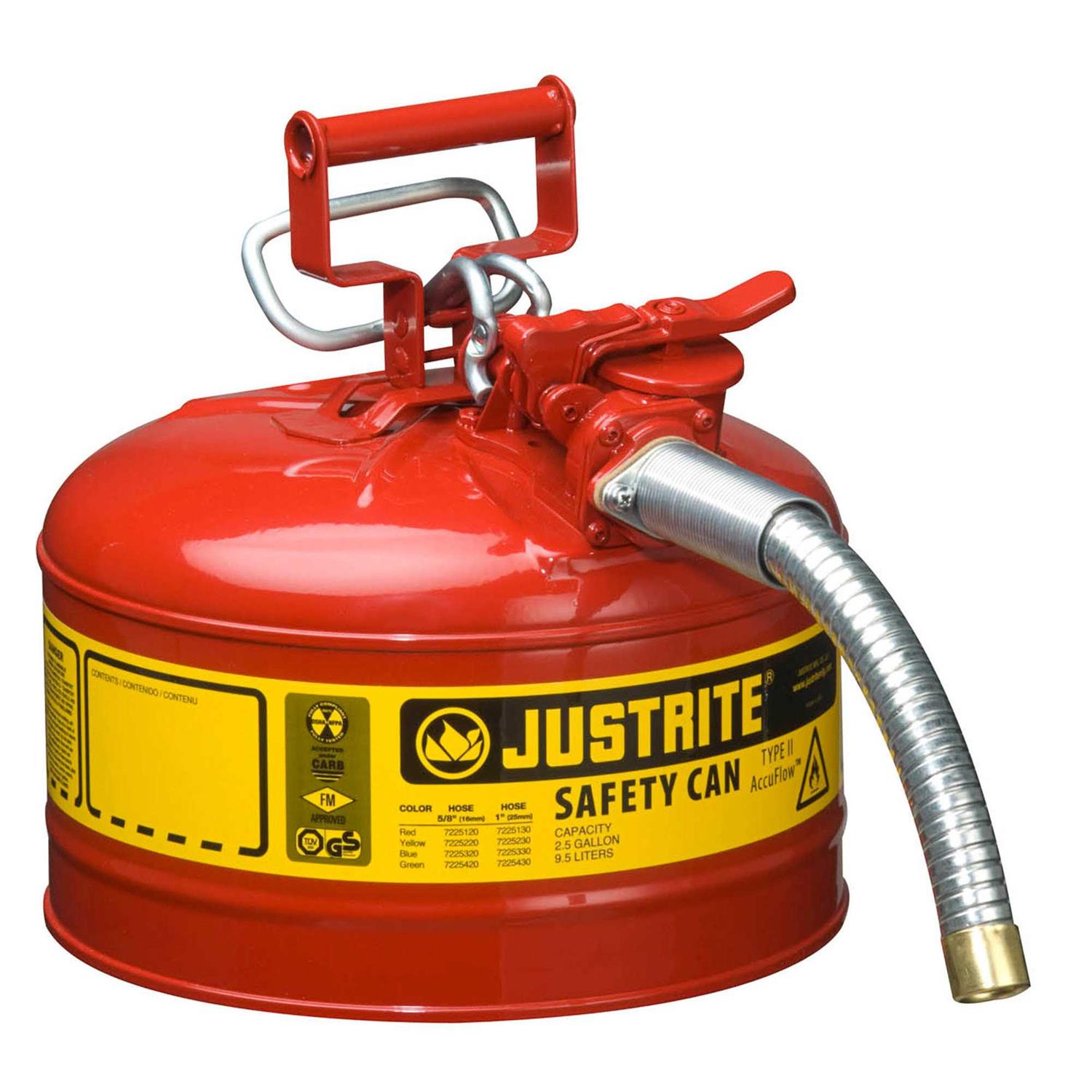 Justrite Safety Can Type II - Inhomebuy