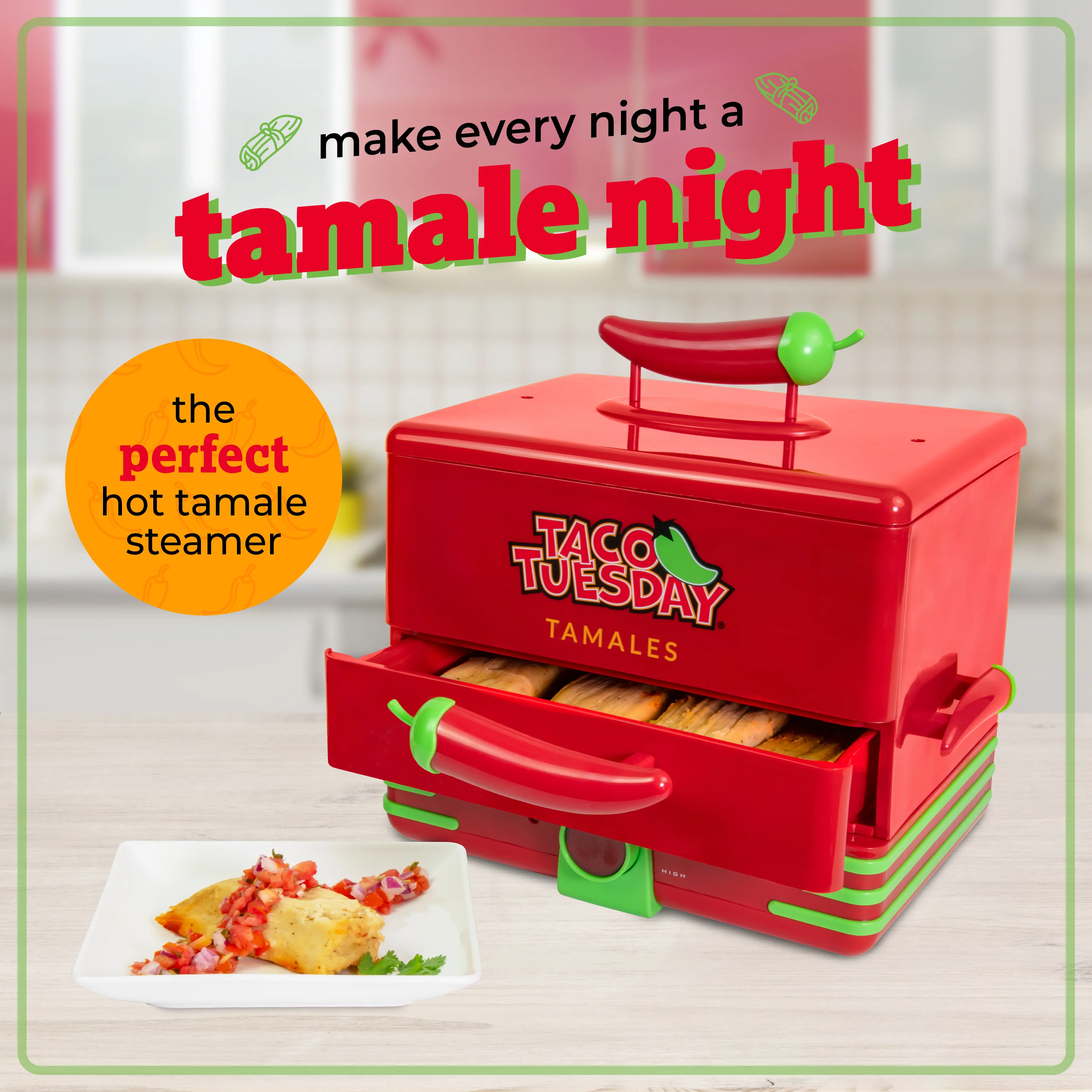Taco Tuesday Tamales Steamer - Inhomebuy