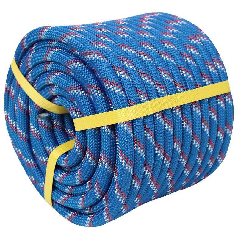 Crayza Double Braided Polyester Rope Strong Arborist Rigging Rope 48 Strands for Climbing Tree Work Pulling Swing Sailing - Inhomebuy