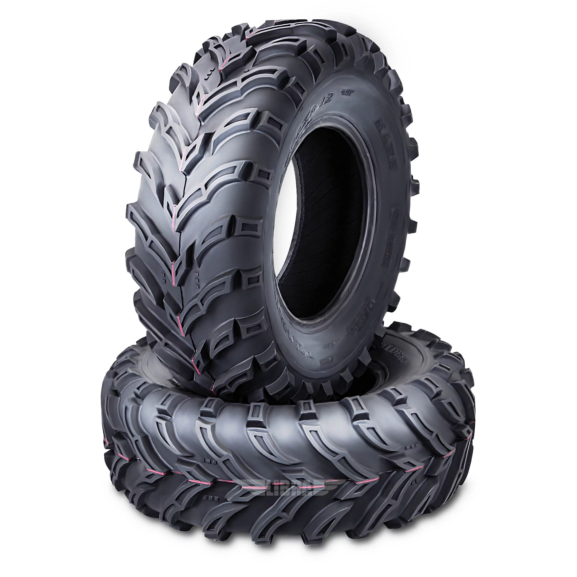 Roadguider ATV/UTV Tires 25x8-12 25X8X12 6PR 10272, Set 2 - Inhomebuy