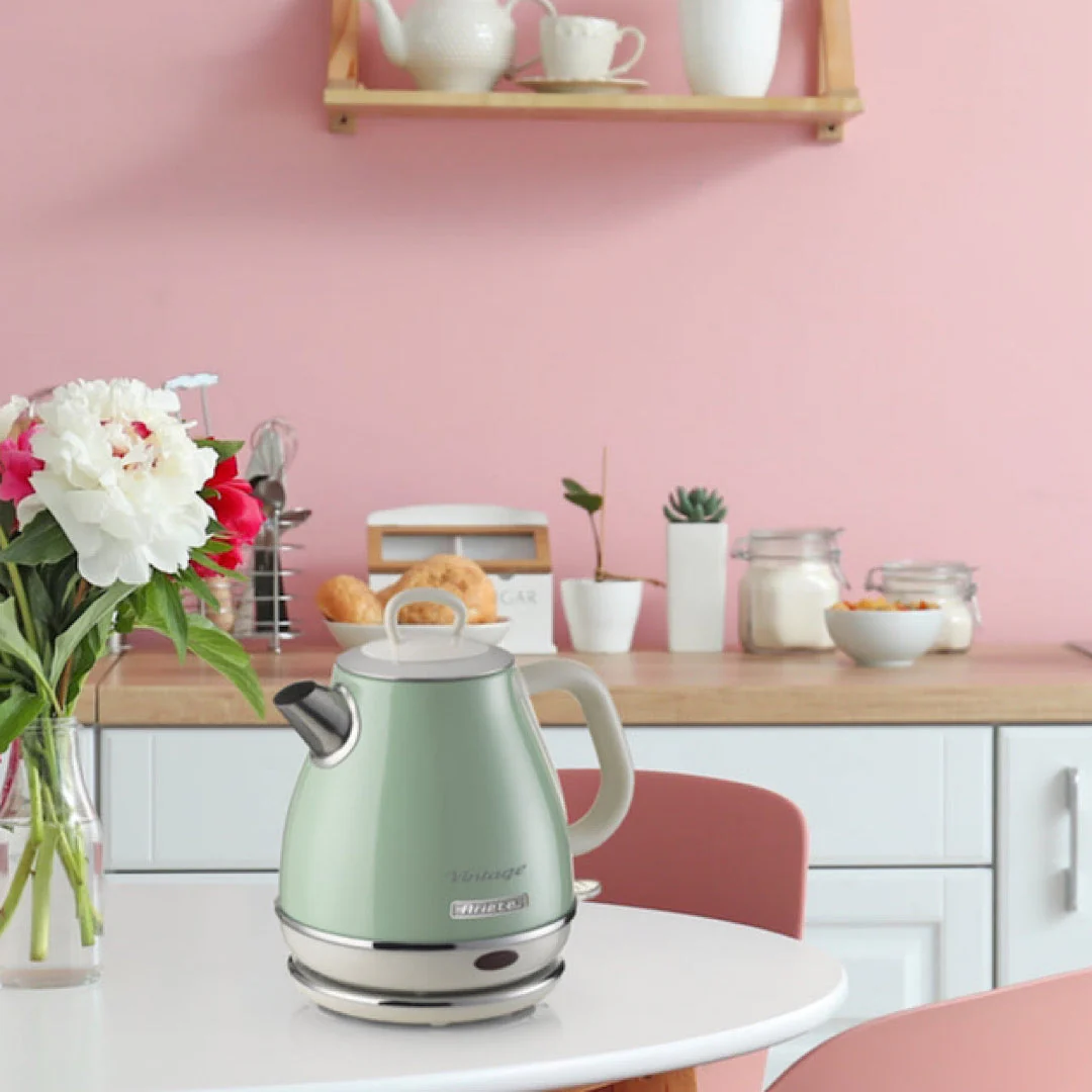 Vintage Kettle 1L Green 1630W - Inhomebuy