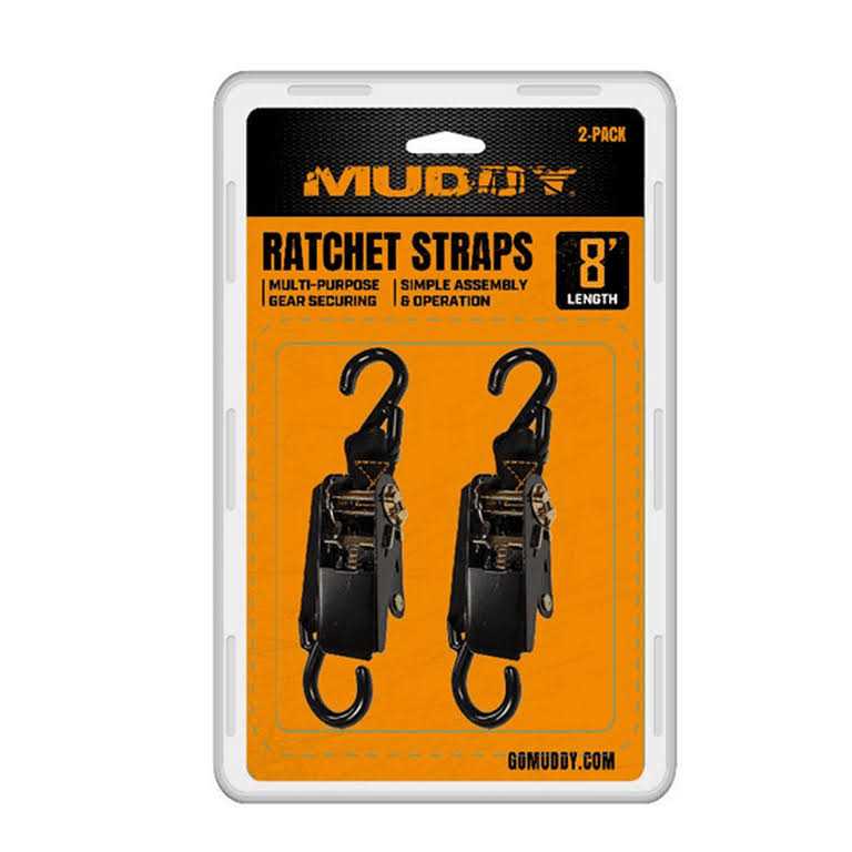 Muddy Heavy Duty Ratchet Strap - Inhomebuy