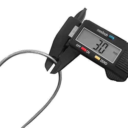 RESET-200 4 Digit Combination Padlock Steel Cable,Cable Lock for Locker Luggage Suitcase Gun Case Toolbox Helmet - Inhomebuy