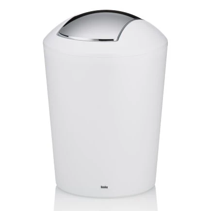 Swing Lid Bin Marta 1,7L White - Inhomebuy