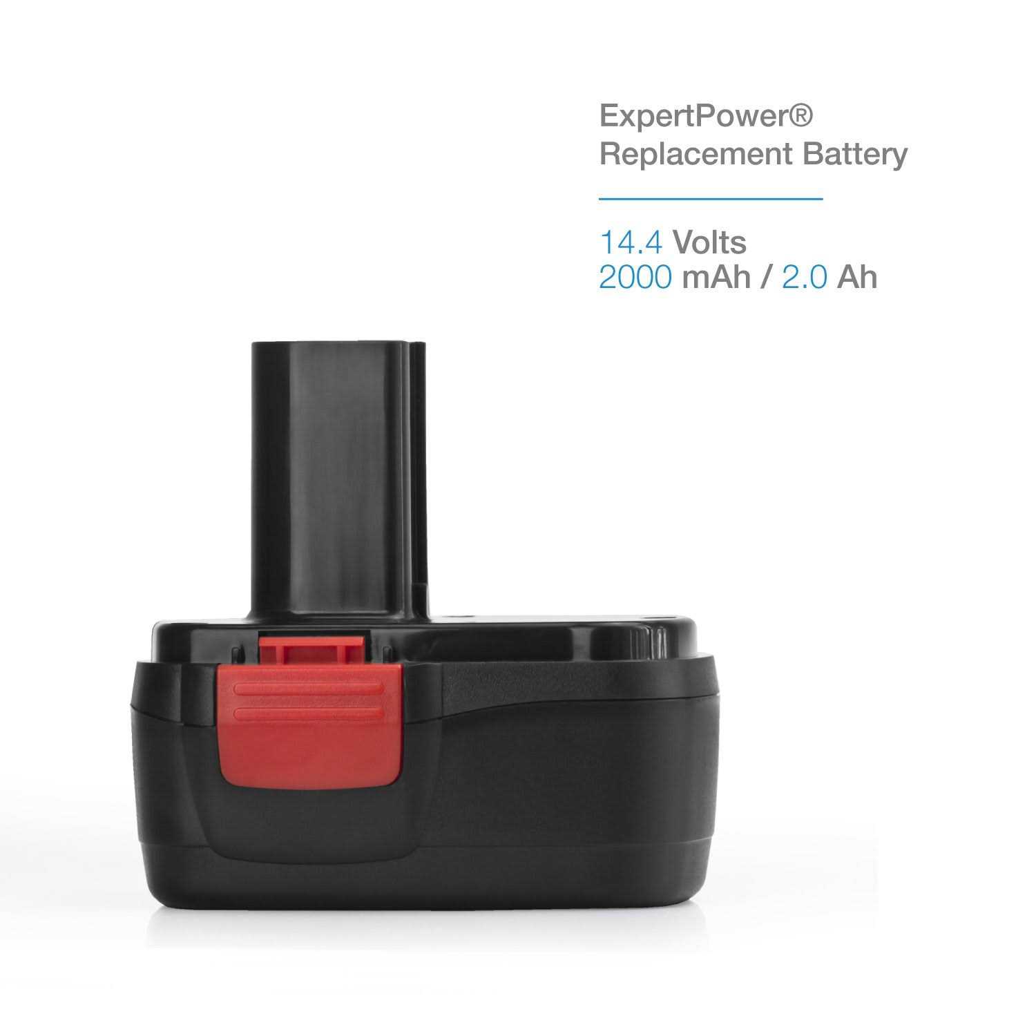 ExpertPower 14.4v 2000mAh NiMh Battery for Craftsman 11044 - Inhomebuy