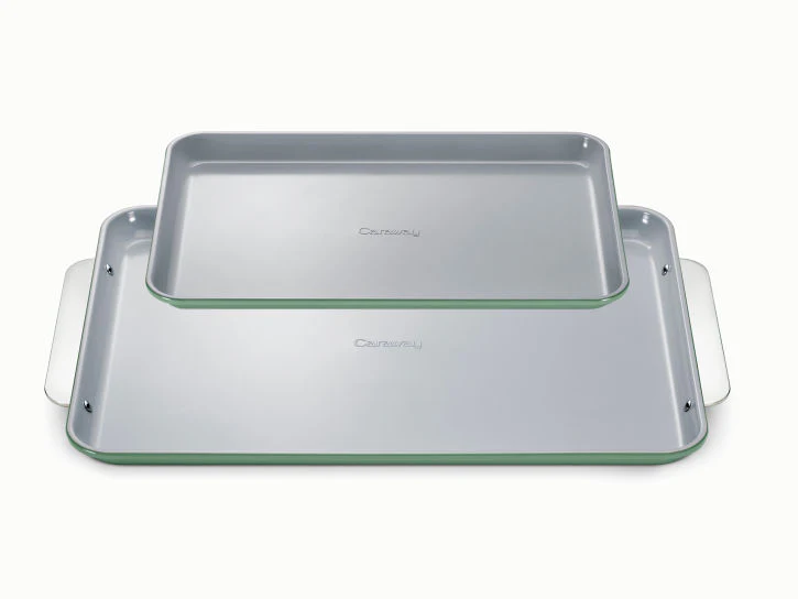 Caraway Baking Sheet Duo in Sage - Inhomebuy