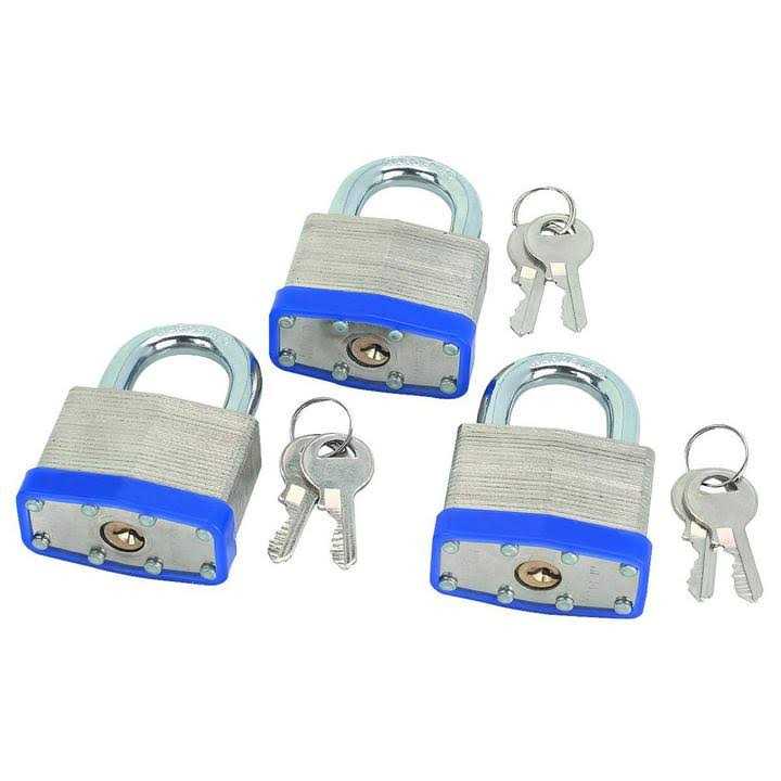 HFT 2 in. Keyed-Alike Padlocks - Inhomebuy