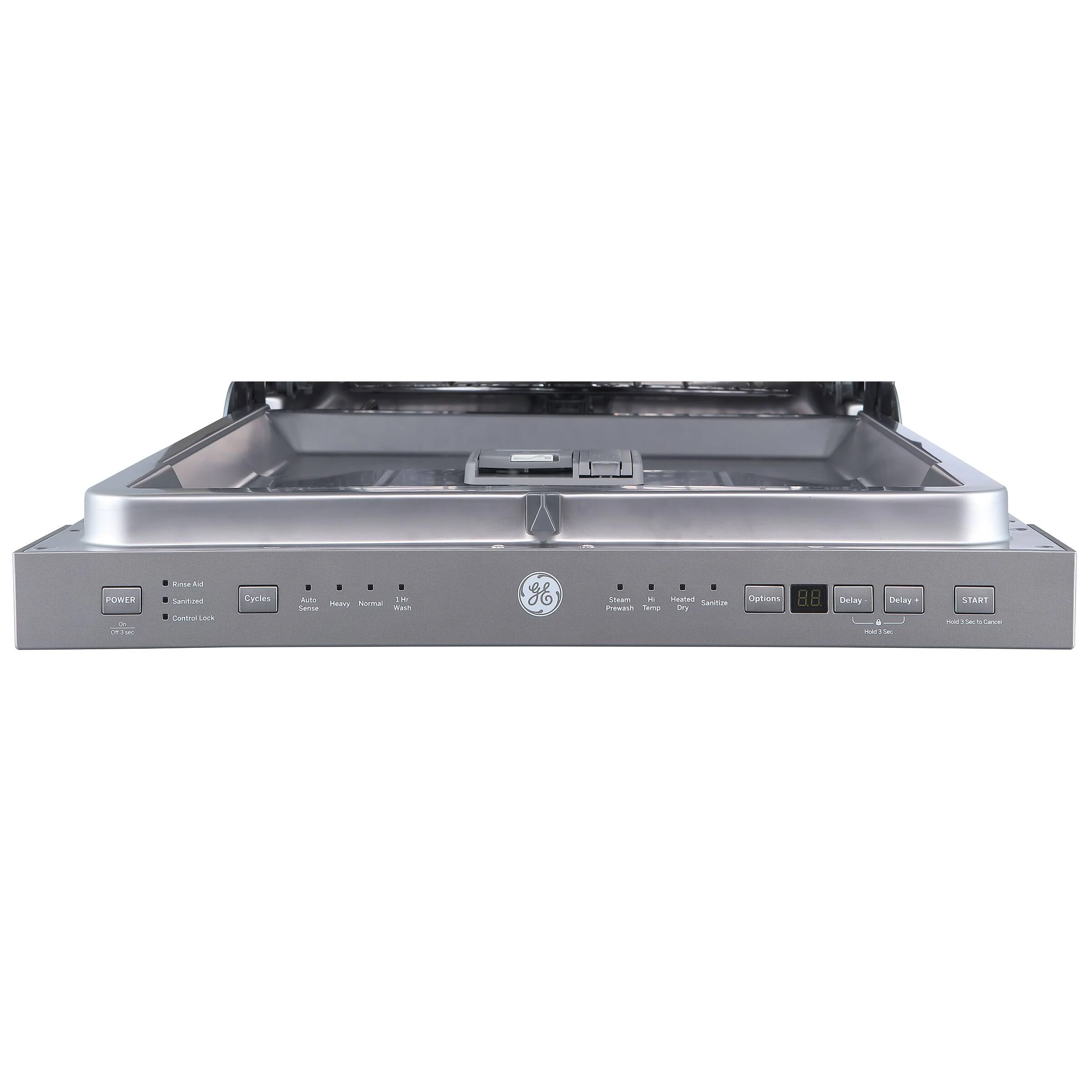 GE 24 IN. STAINLESS STEEL BUILT-IN TOP CONTROL DISHWASHER WITH STAINLESS STEEL TUB - GBP534SSPSS - Inhomebuy