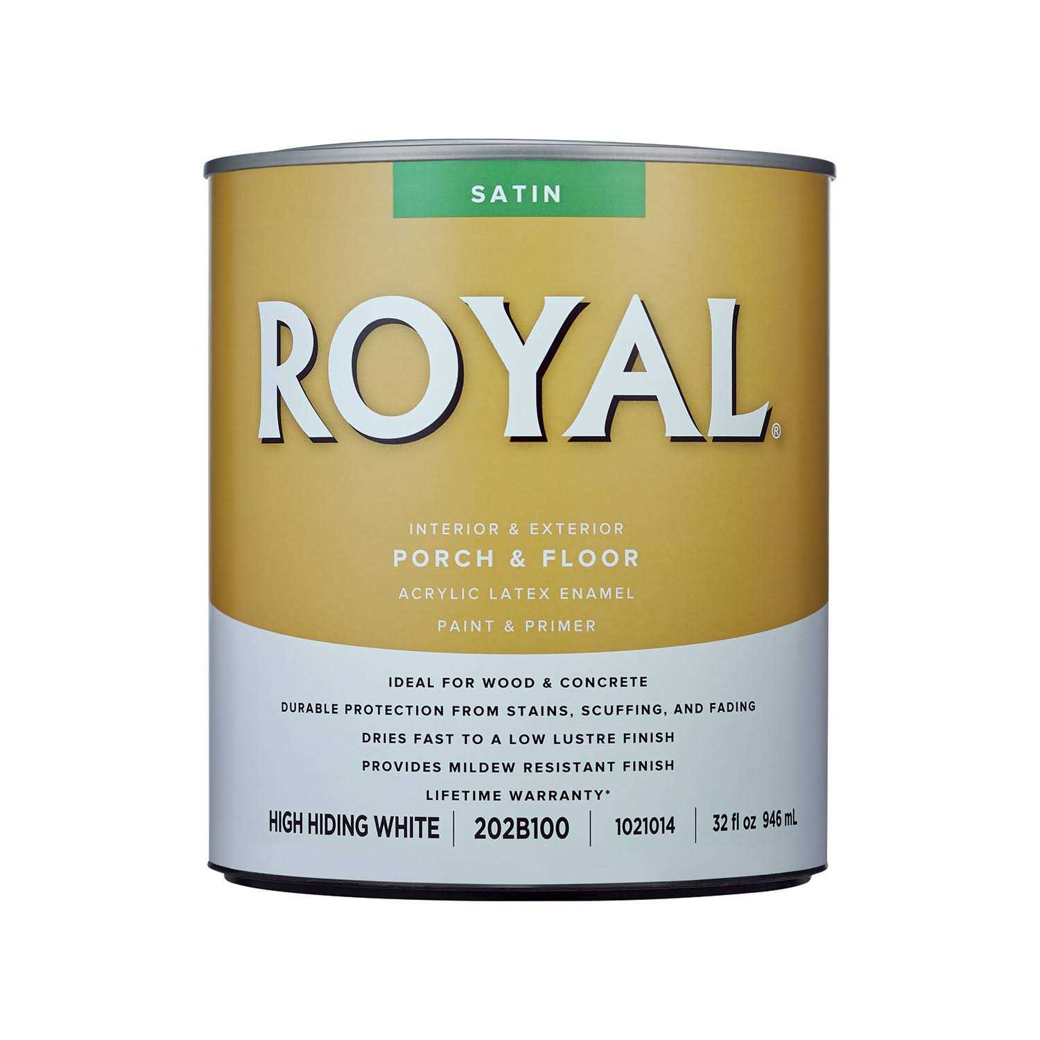 Royal Gloss Gray Porch & Floor Alkyd Enamel 1 Gal - Inhomebuy