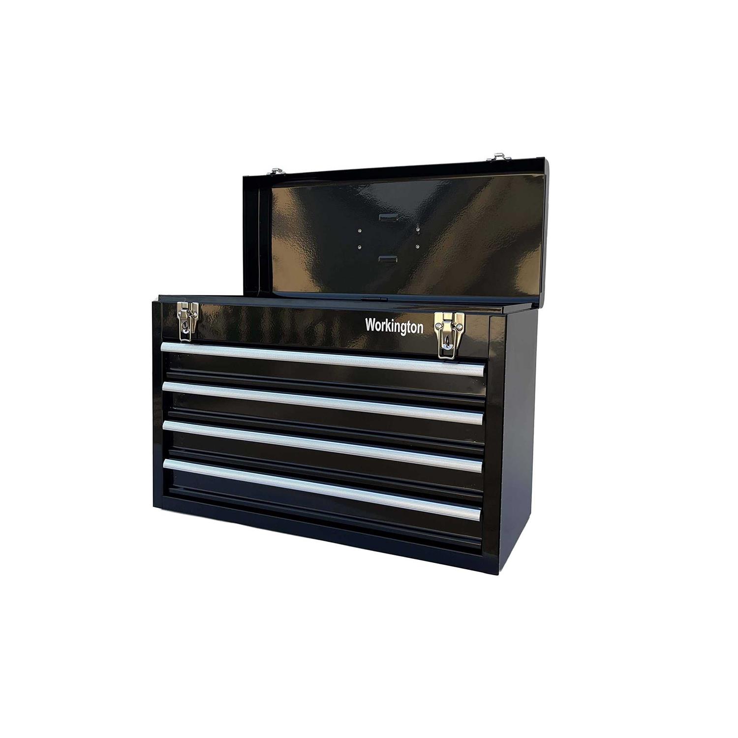 Workington Portable Metal Tool Chest with 4 Drawers 20 4-Drawer Tool Chest Cabinet with Ball Bearing Drawer Slides - Inhomebuy