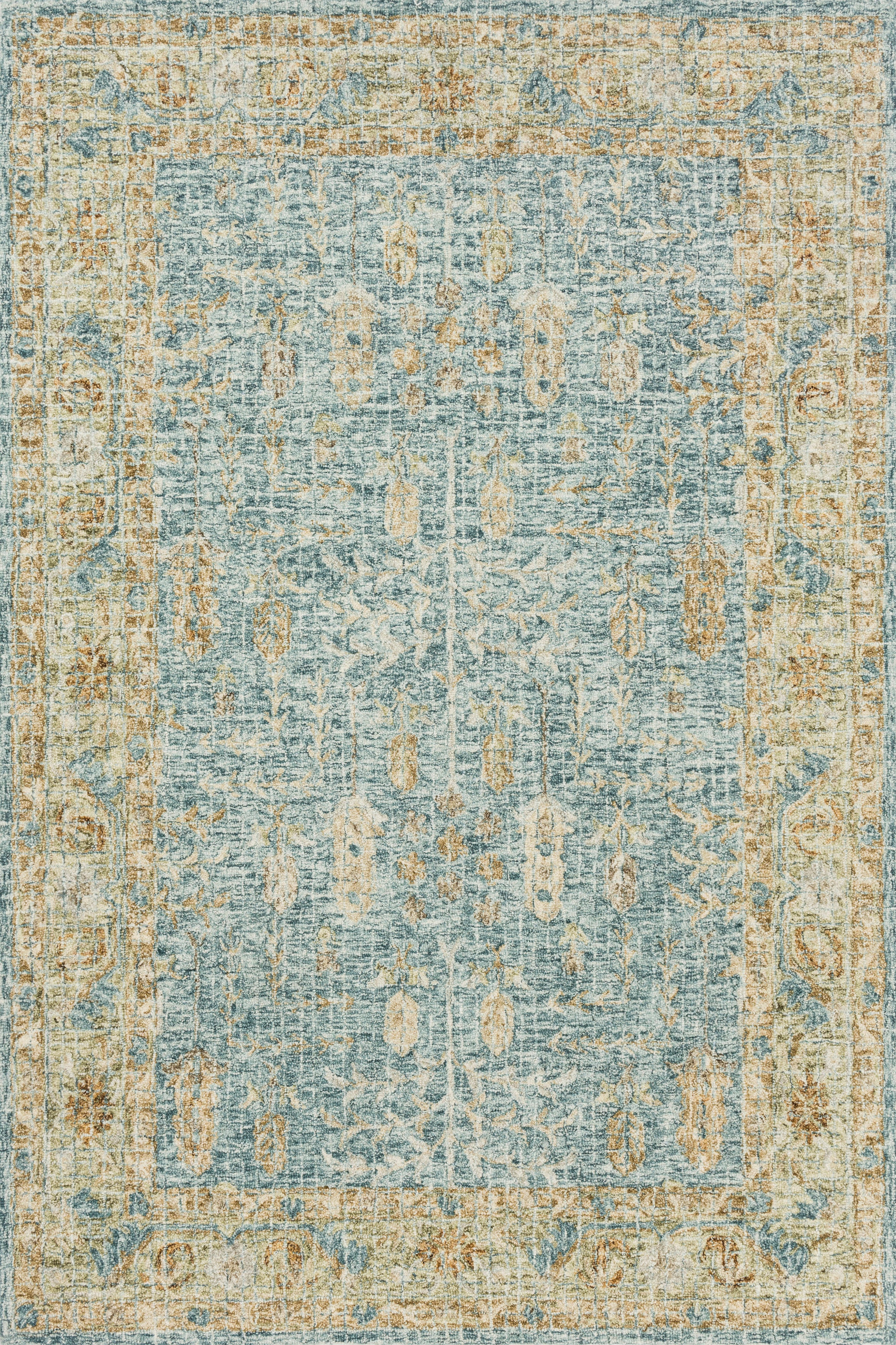 Loloi Rugs Julian Collection Rug in Blue, Gold - 9'3