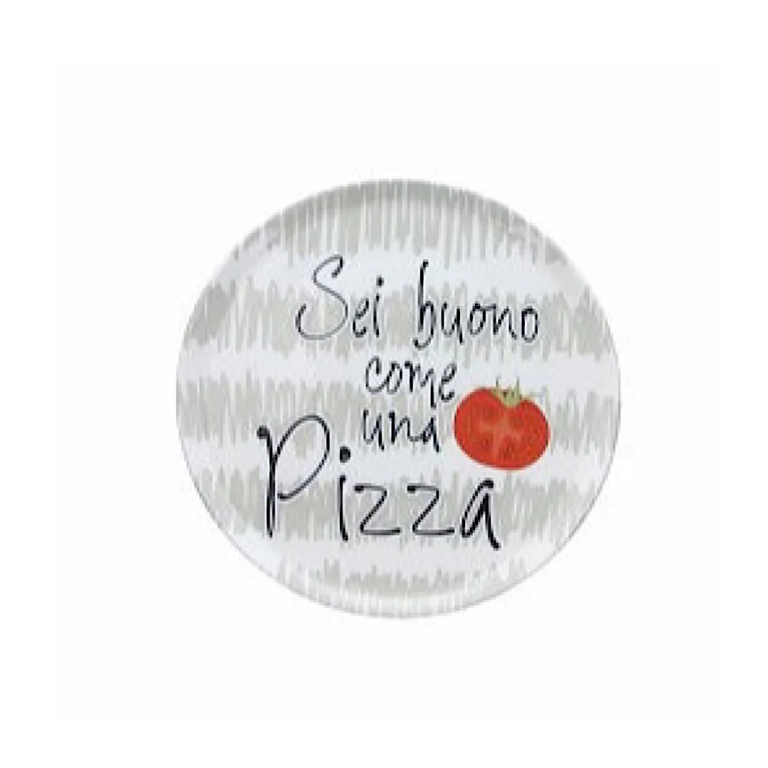 Cinzia Pizza Bu Round Plate 33cm - Inhomebuy