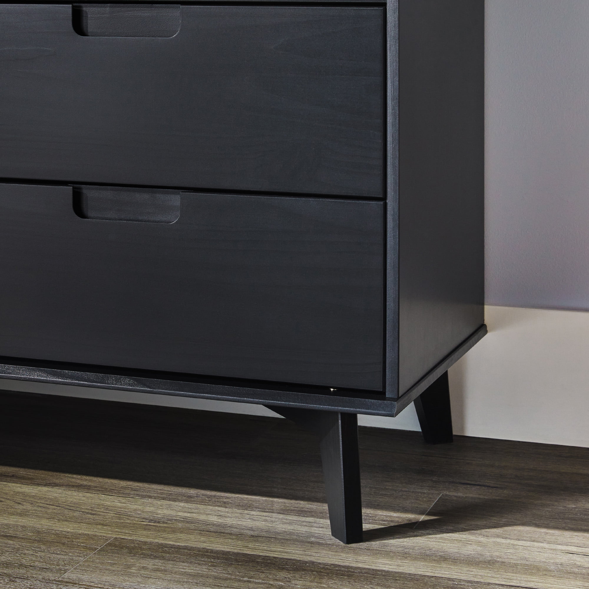 Walker Edison Sonoma 6-Drawer Solid Wood Caramel Dresser - Inhomebuy