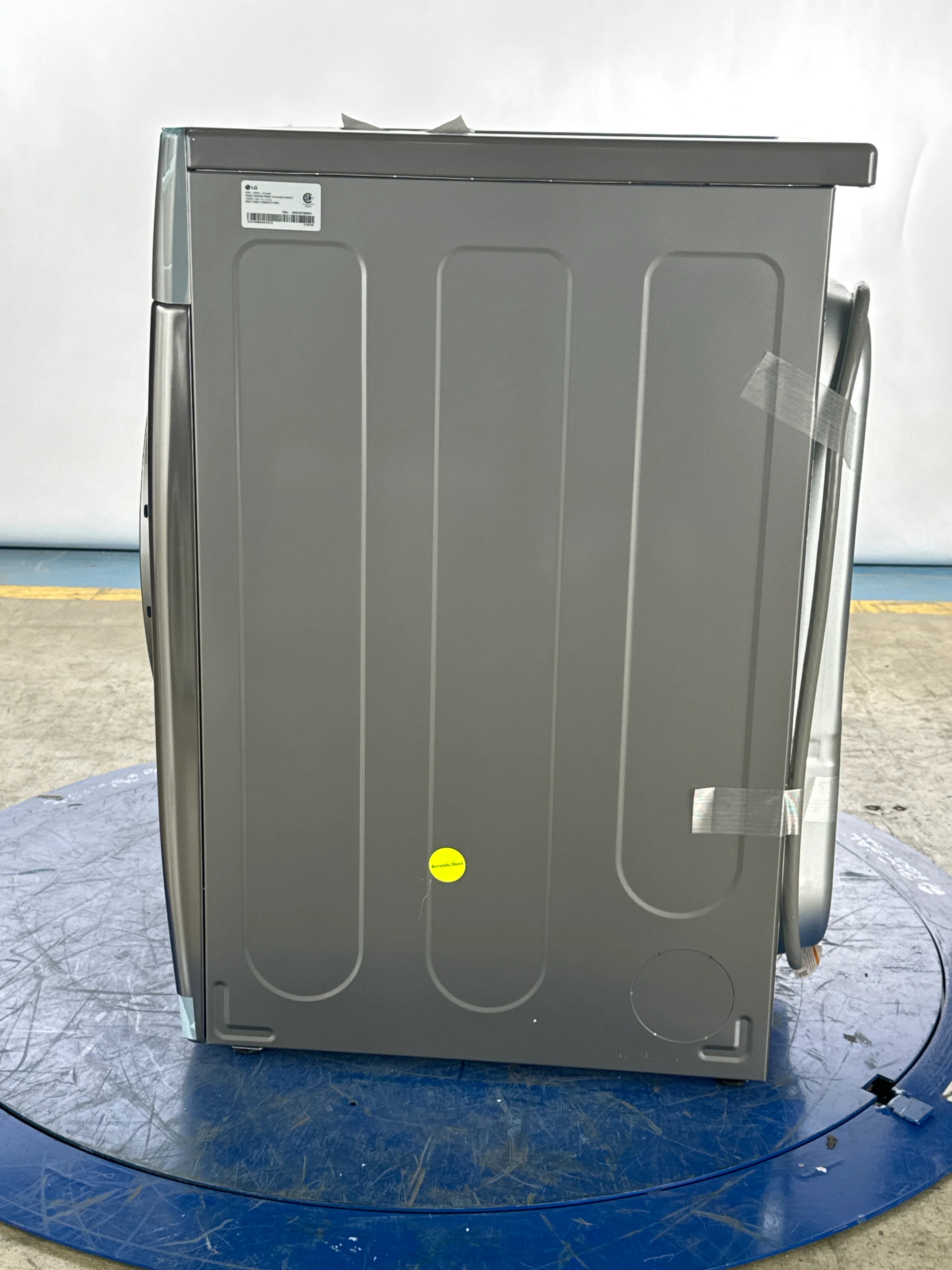 LG 7.4 CU. FT. GRAPHITE STEEL ULTRA LARGE CAPACITY ELECTRIC DRYER WITH SMARTDIAGNOSIS - DLE3400V - Inhomebuy