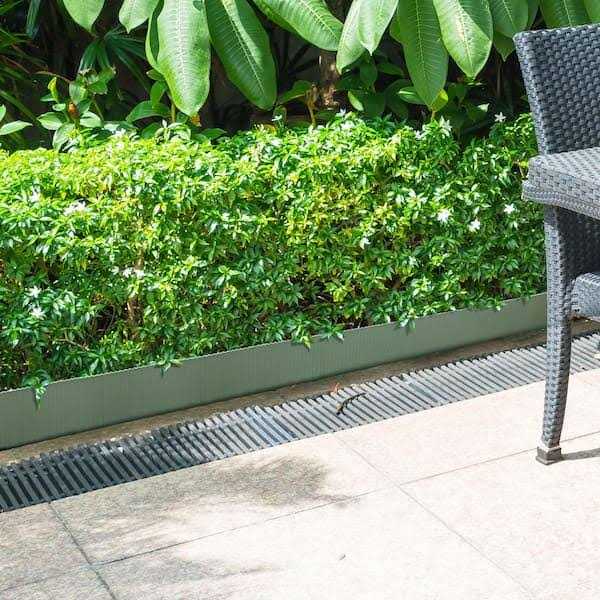 Worth Garden 20 ft. x 6 in. Galvanized Steel Corrugated Landscape Lawn Edging - Inhomebuy